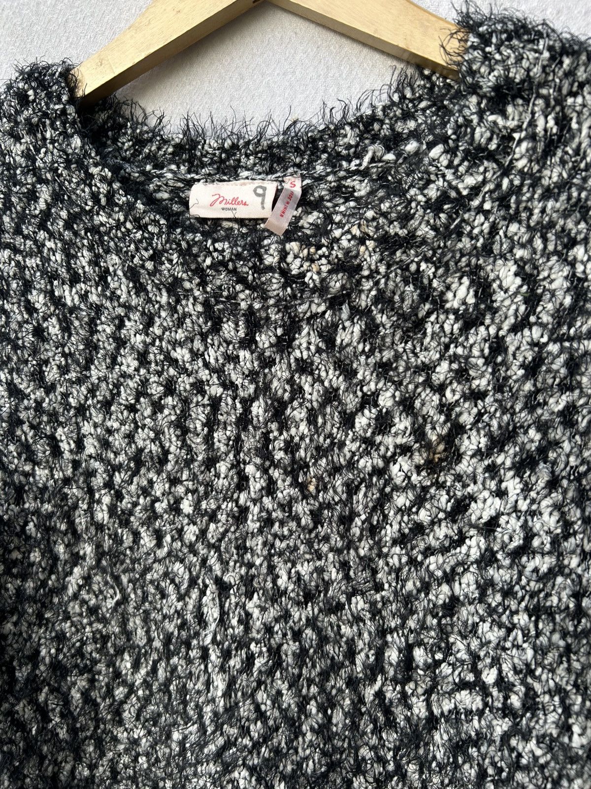 Japanese Brand Milesa Fuzzy Mihair Grunge Knit Avantgarde Styled Size US M / EU 48-50 / 2 - 5 Thumbnail