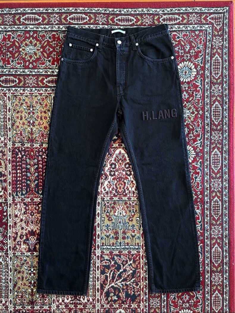 Helmut Lang HELMUT LANG size33 Black jeans Size US 33 - 1 Thumbnail