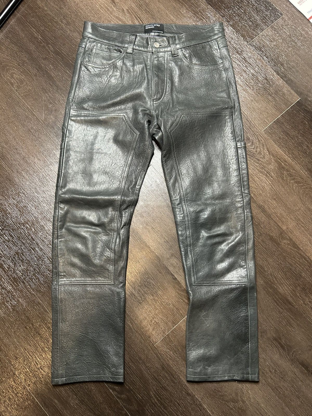 Enfants Riches Deprimes ERD Double Knee Leather Carpenters Size US 30 / EU 46 - 1 Thumbnail
