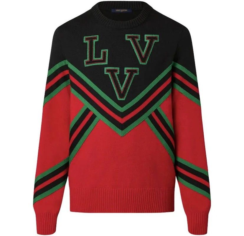 image of Louis Vuitton Lvv Sport Team Crewneck, Men's (Size Medium)