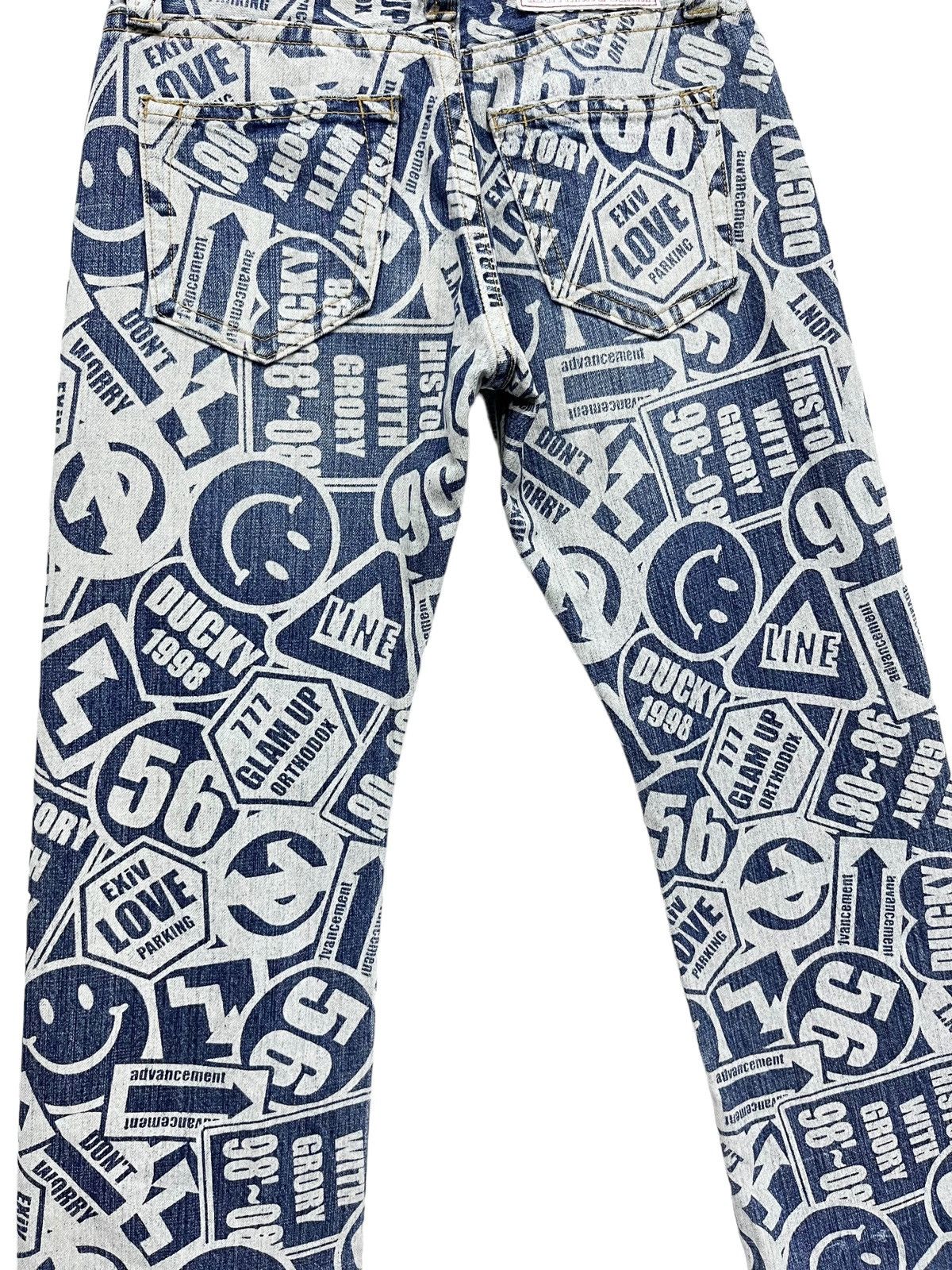 Other DOPE🔥CO&LU Vintage Full Print Denim Hysteric Glamour Style Size US 29 - 7 Thumbnail