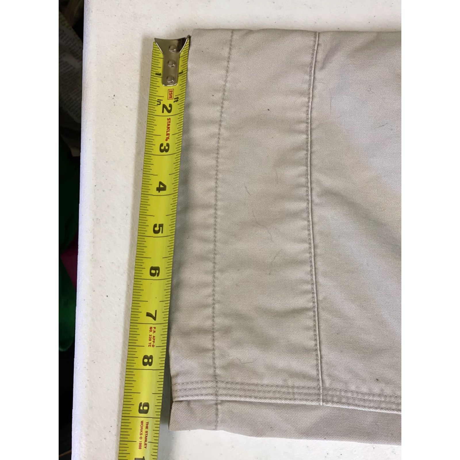 Mountain Khakis Mountain Khakis Pants Men 32 x 32 Canvas Khaki Beige Cotton Triple Stitched Flat Front Regular Inseam 32 Outdoor Teton Twill Pant Size US 32 / EU 48 - 7 Thumbnail