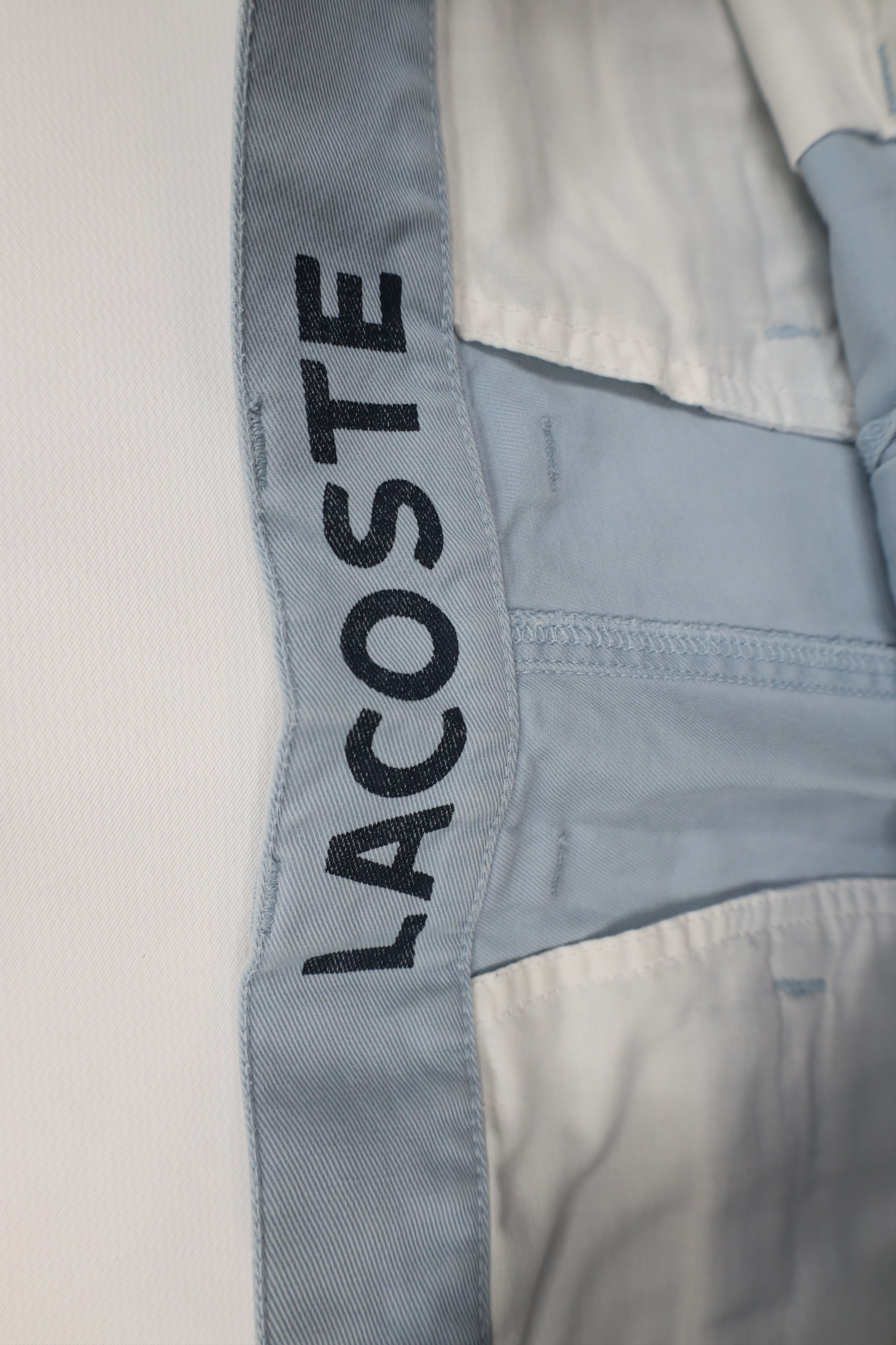 Lacoste Lacoste Croc Logo Above Knee Chino Golf Shorts Blue Size US 44 / EU 60 - 6 Thumbnail