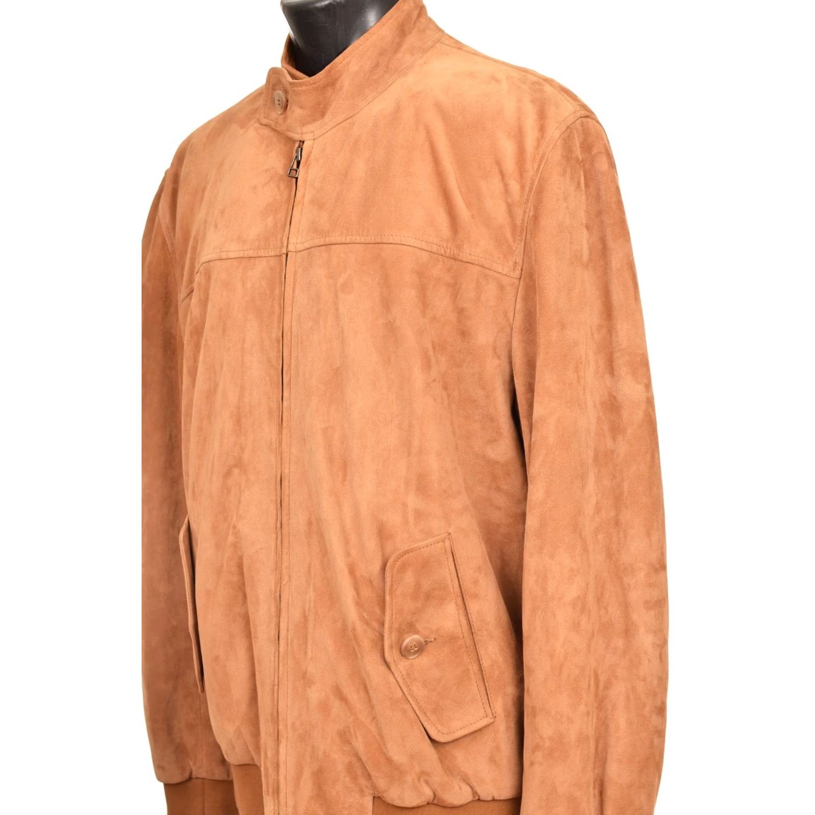 Vintage DDP Les Tanneurs Marrakech Suede Leather Full-Zip Jacket Main Selling Point Jacket Men 52 Tan Leather 90s? Size US L / EU 52-54 / 3 - 2 Thumbnail