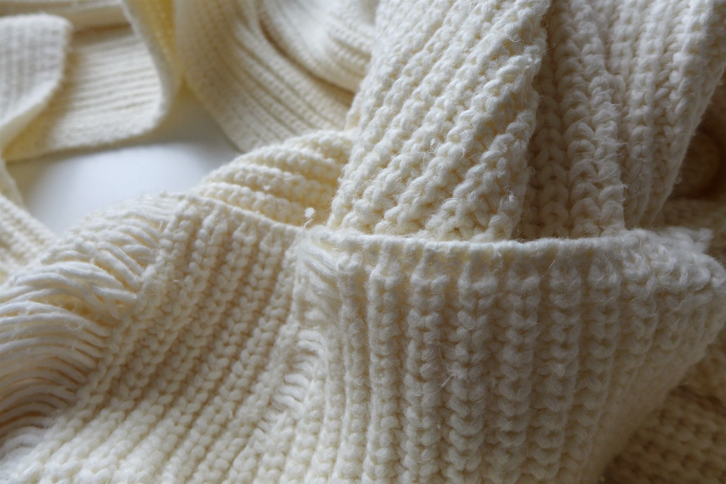 Our Legacy Our Legacy Grand Knitted Scarf - Natural Tousled Cotton Size ONE SIZE - 4 Thumbnail