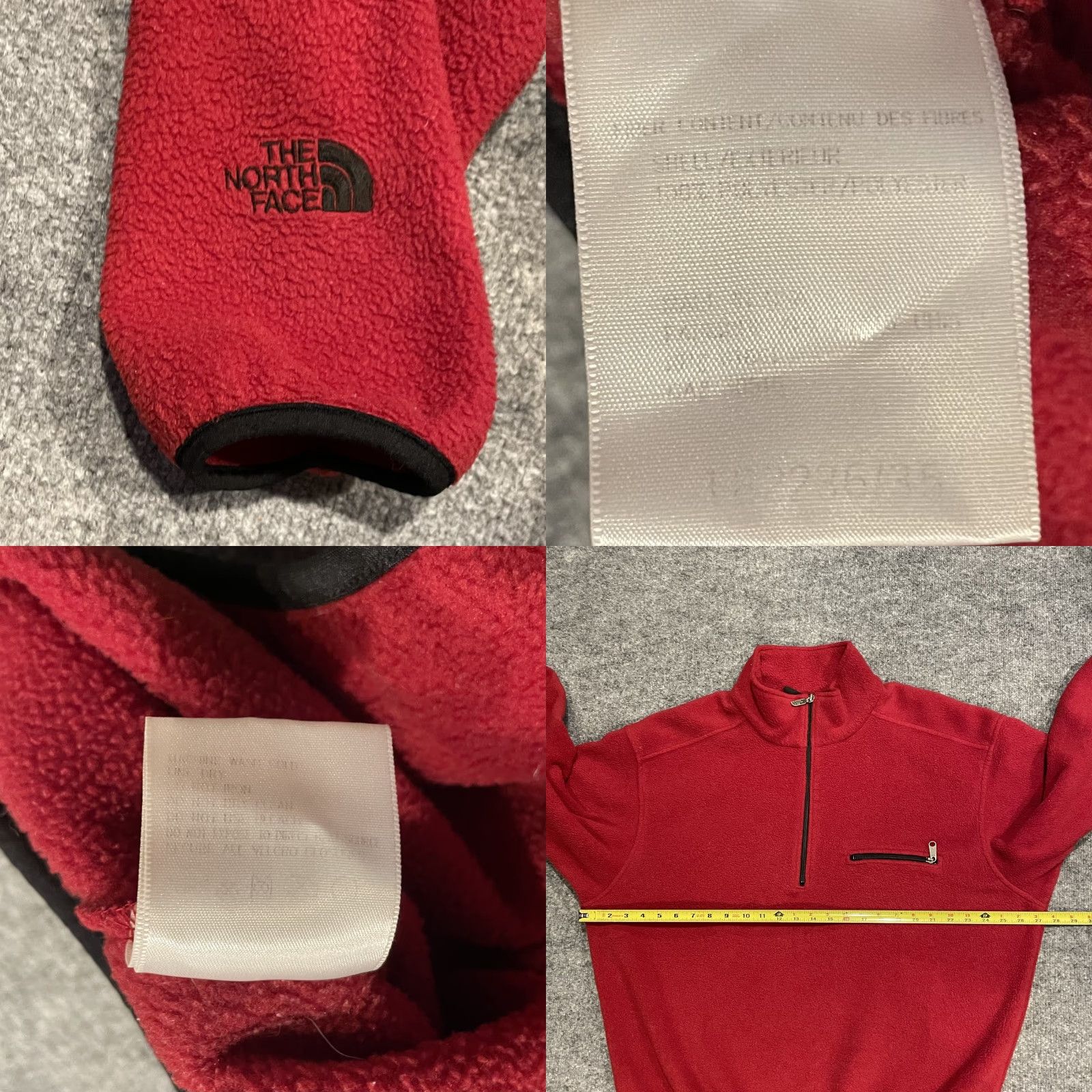 The North Face VINTAGE The North Face Mens XL Red 90s Fleece Half Zip Pullover Outdoor Hiking Casual Shirt Size US XL / EU 56 / 4 - 8 Thumbnail