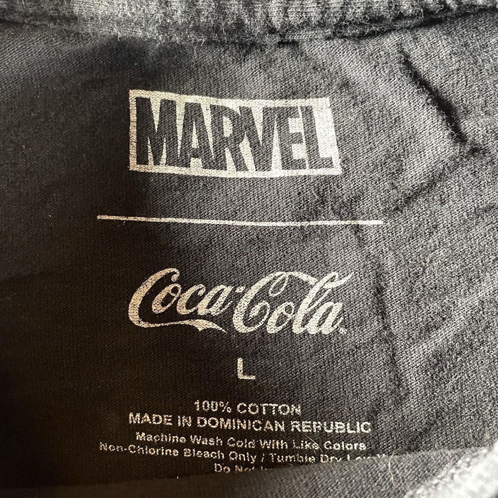 Vintage Coca-Cola Marvel Comics JUGGERNAUT X-MEN SIZE LARGE T-Shirt Short Sleeve Black Round Neck Men Regular Size US L / EU 52-54 / 3 - 6 Thumbnail