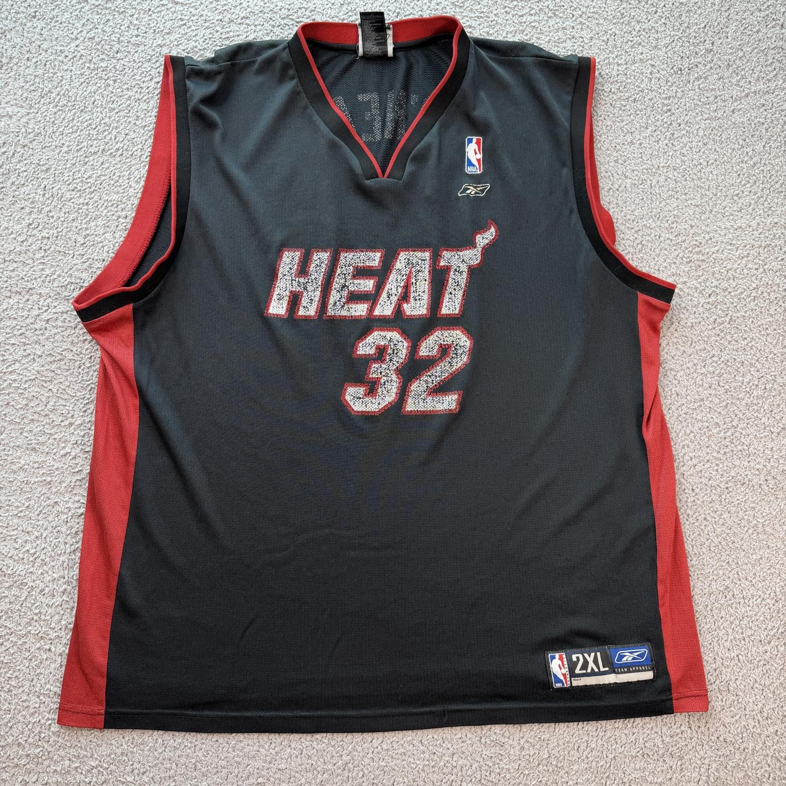 Reebok Miami Heat Shaquille O’Neal #32 Reebok NBA Jersey Black 2XL Size US XXL / EU 58 / 5 - 1 Thumbnail