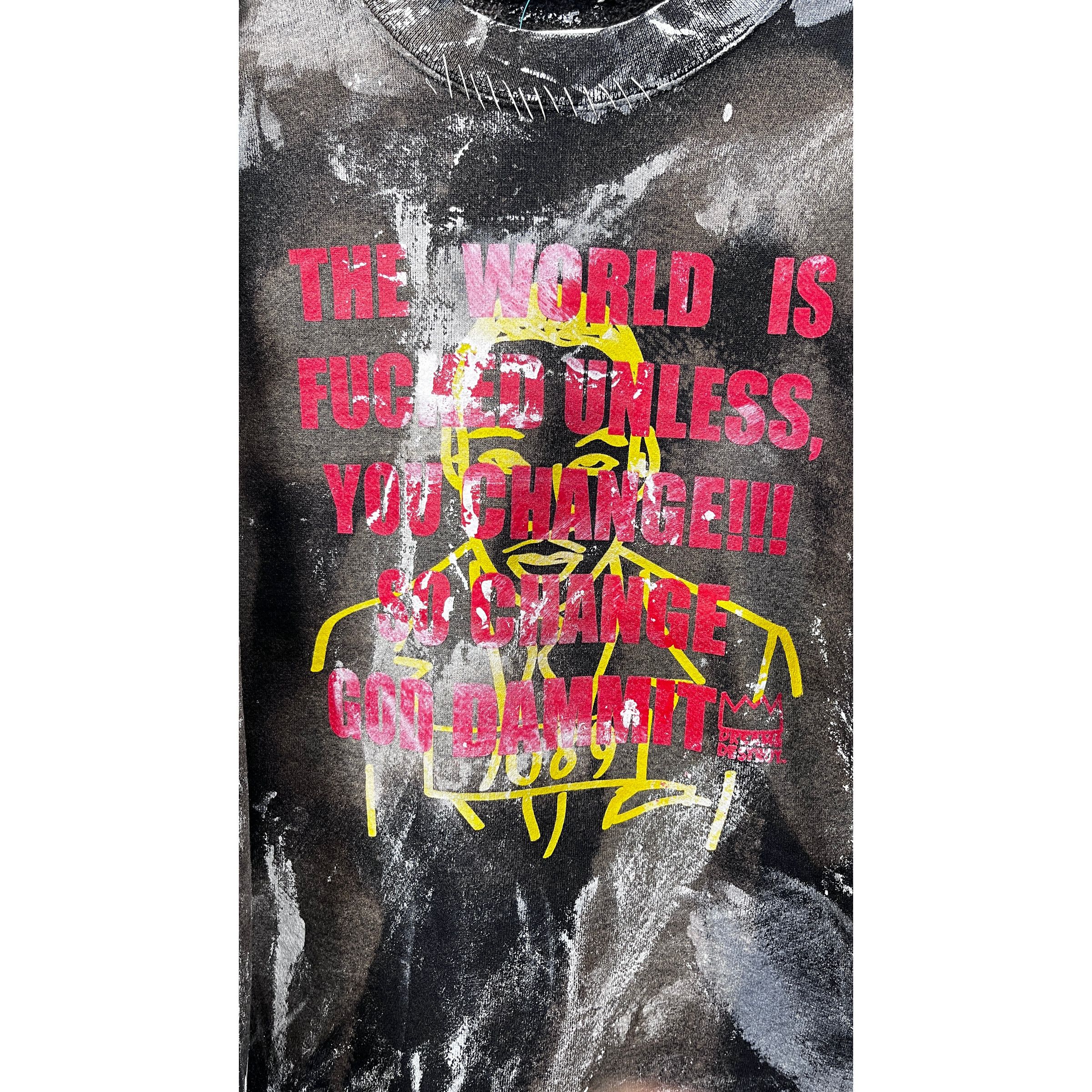Dream And Destroy DREAM AND DESTROY THE WORLD IS FUCKED MLK CREWNECK Size US M / EU 48-50 / 2 - 2 Thumbnail