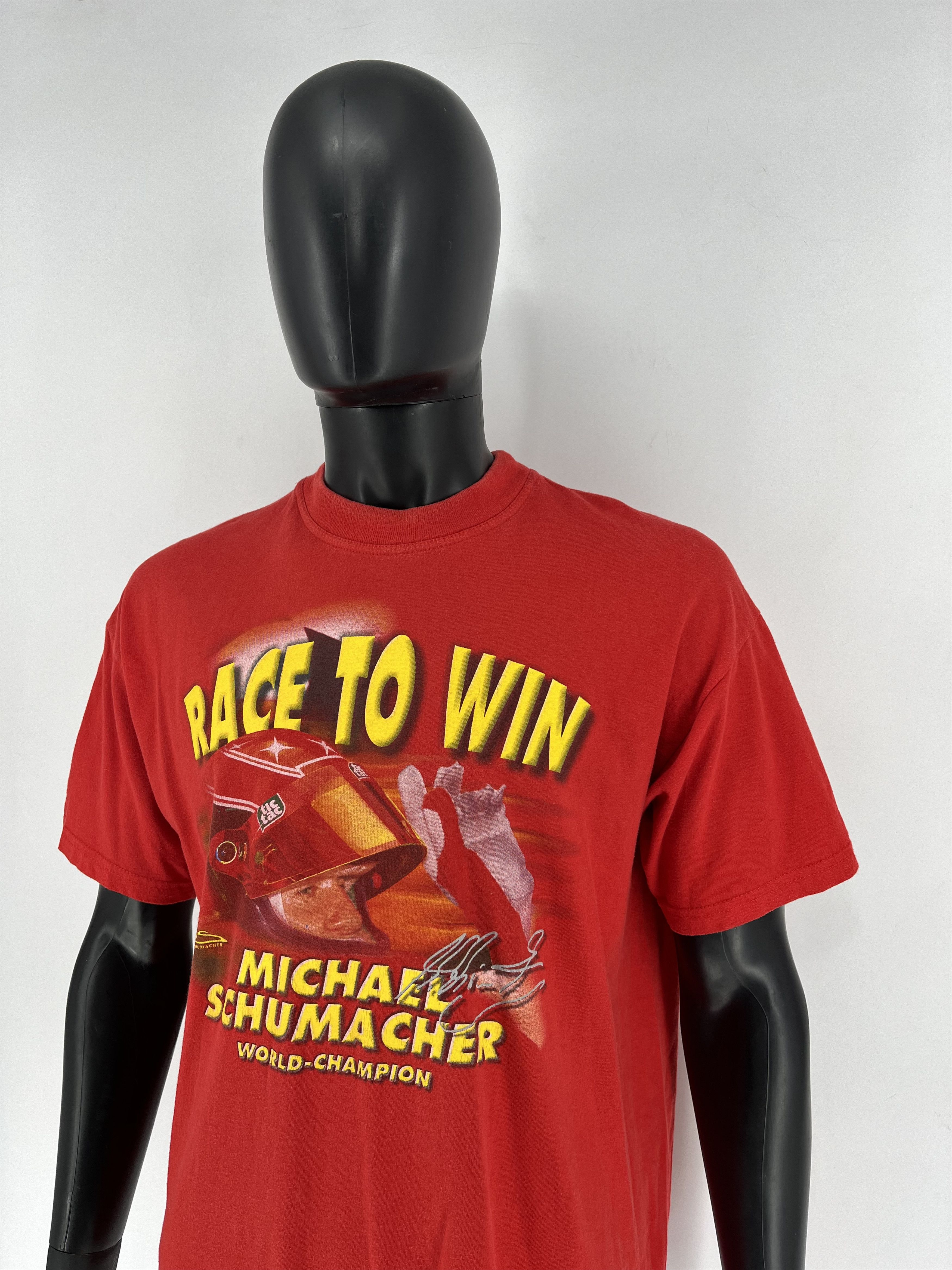 Formula 1 × Vintage Michael Schumacher Race To Win World Champion Shirt Size US M / EU 48-50 / 2 - 8 Thumbnail