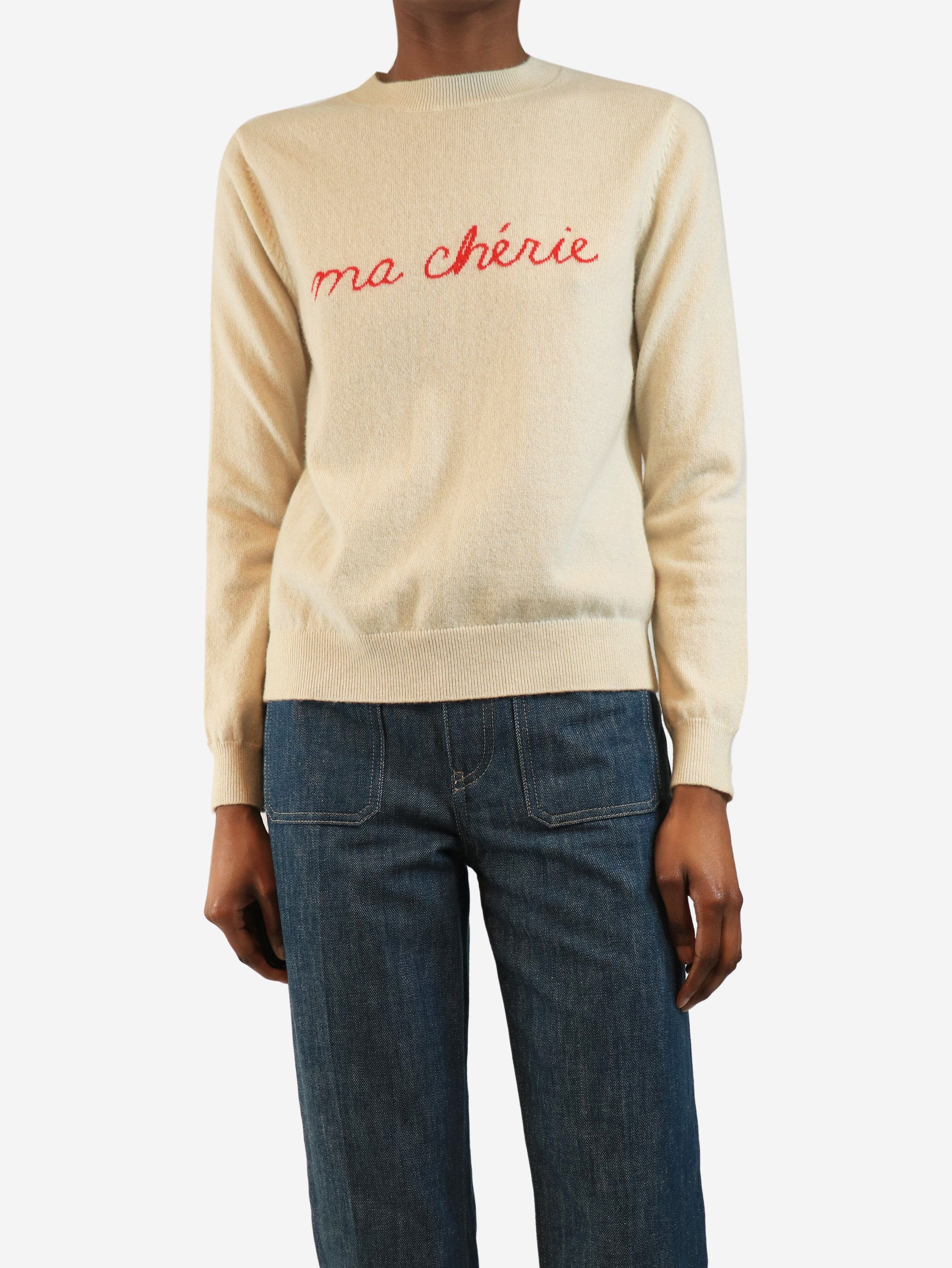 Other Cream Ma Cherie cashmere jumper - UK 8 Size S / US 4 / IT 40 - 1 Thumbnail