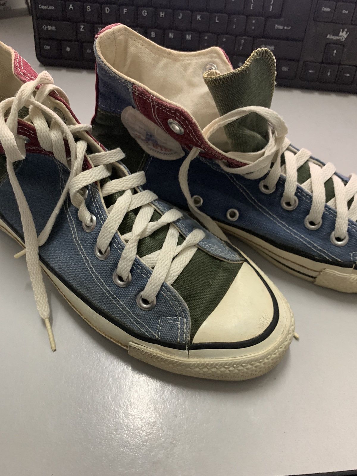 Converse × Vintage Converse made in usa highcut 1990 Size US 6.5 / EU 39-40 - 12 Thumbnail