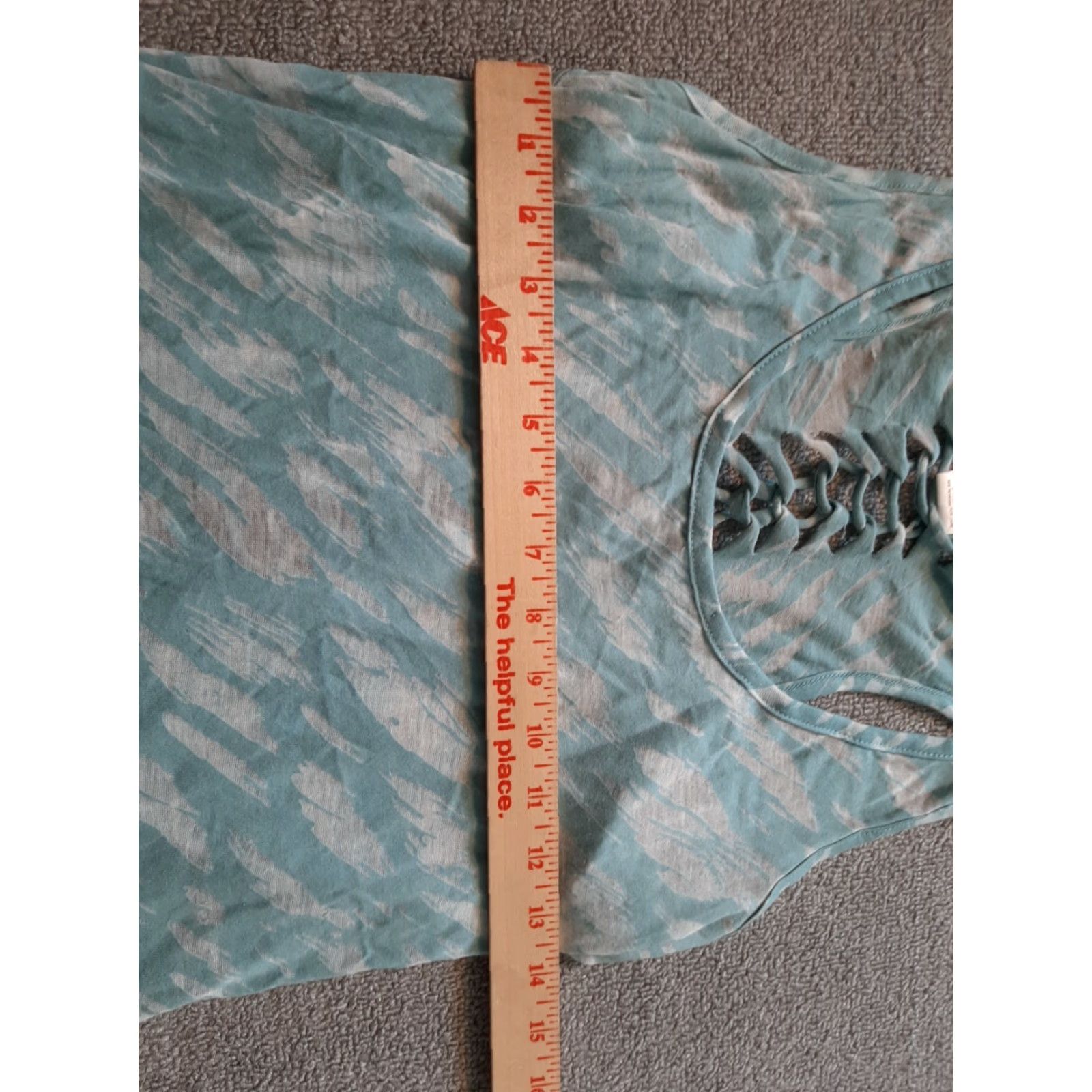 Vintage CHARLOTTE RUSSE Sleeveless Top Shirt Womens Medium M Blue Size M / US 6-8 / IT 42-44 - 3 Thumbnail
