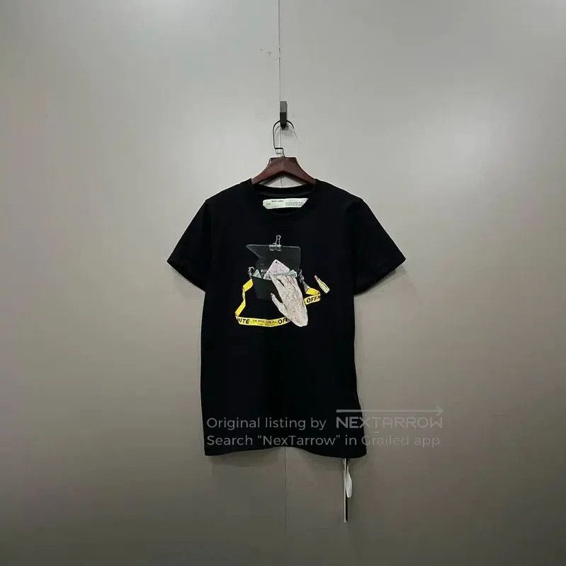Off-White Off-White Summer Black Cotton Short Sleeve Tee . Size XS / US 0-2 / IT 36-38 - 1 Thumbnail