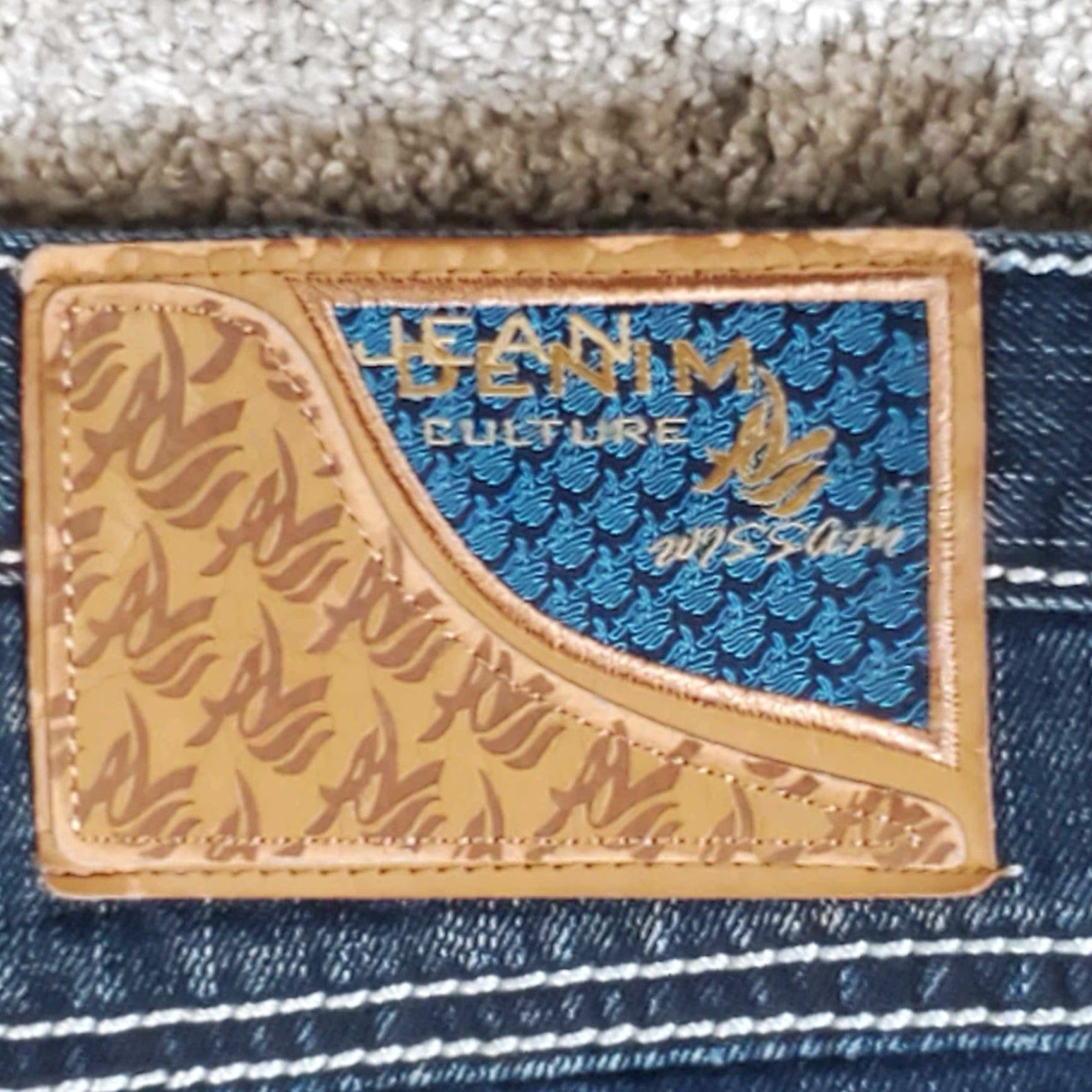 Vintage VINTAGE Al Wissam Jeans Mens 40x29 Blue Denim Cotton Straight 40 29 Inches Size US 40 / EU 56 - 2 Thumbnail