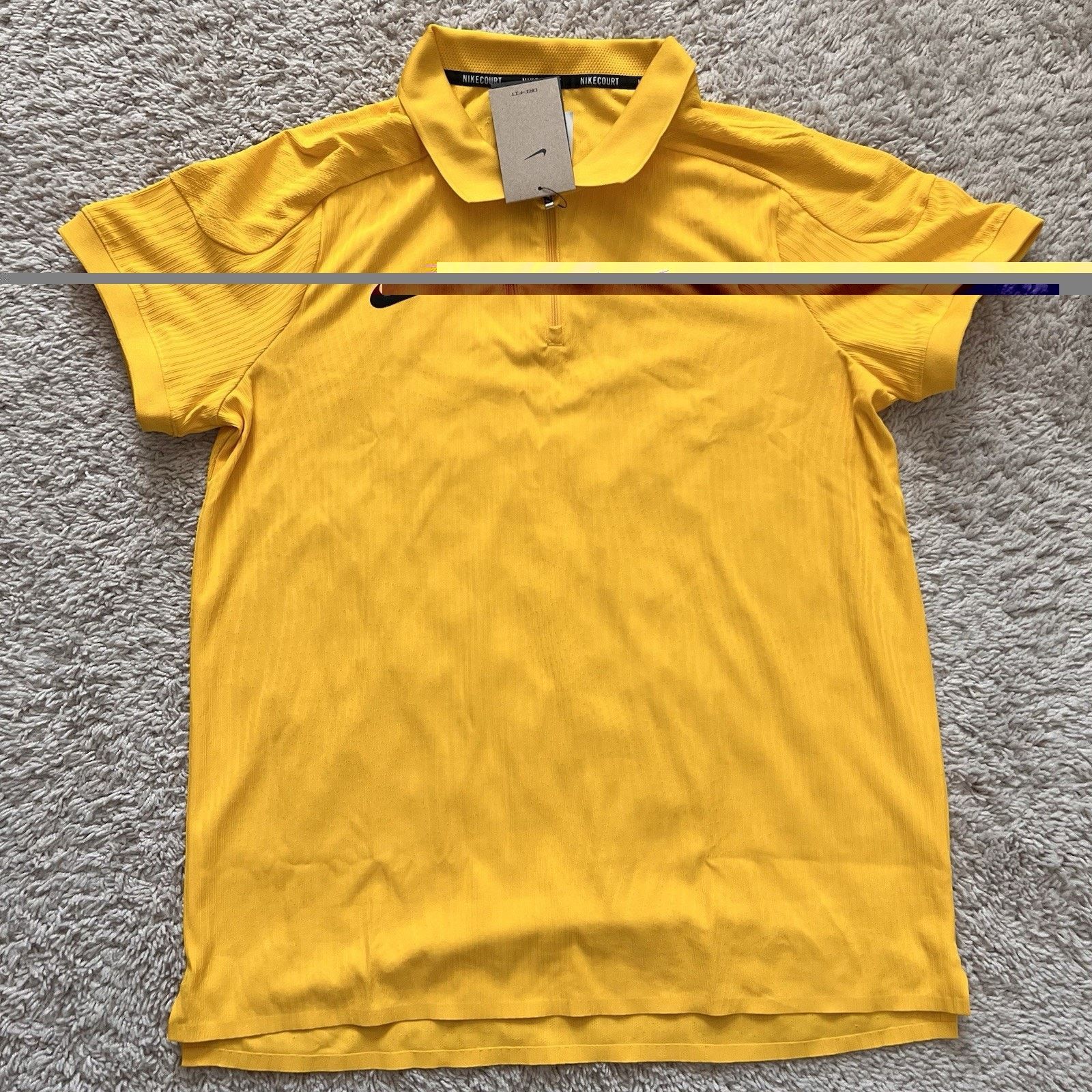 Nike Nike Court Men’s Large Dri-FIT 1/4 Zip Tennis Polo NWT Size US L / EU 52-54 / 3 - 1 Thumbnail