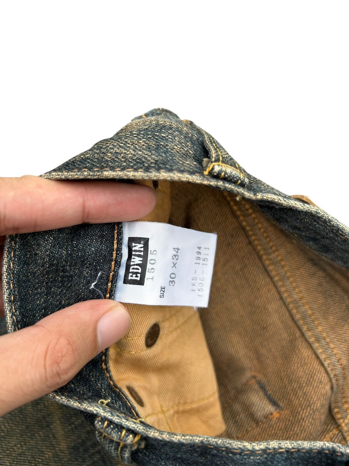 Kapital RUSTY VINTAGE EDWIN 505Z SELVEDGE MUDWASH FADED DENIM JEANS Size US 30 / EU 46 - 7 Thumbnail