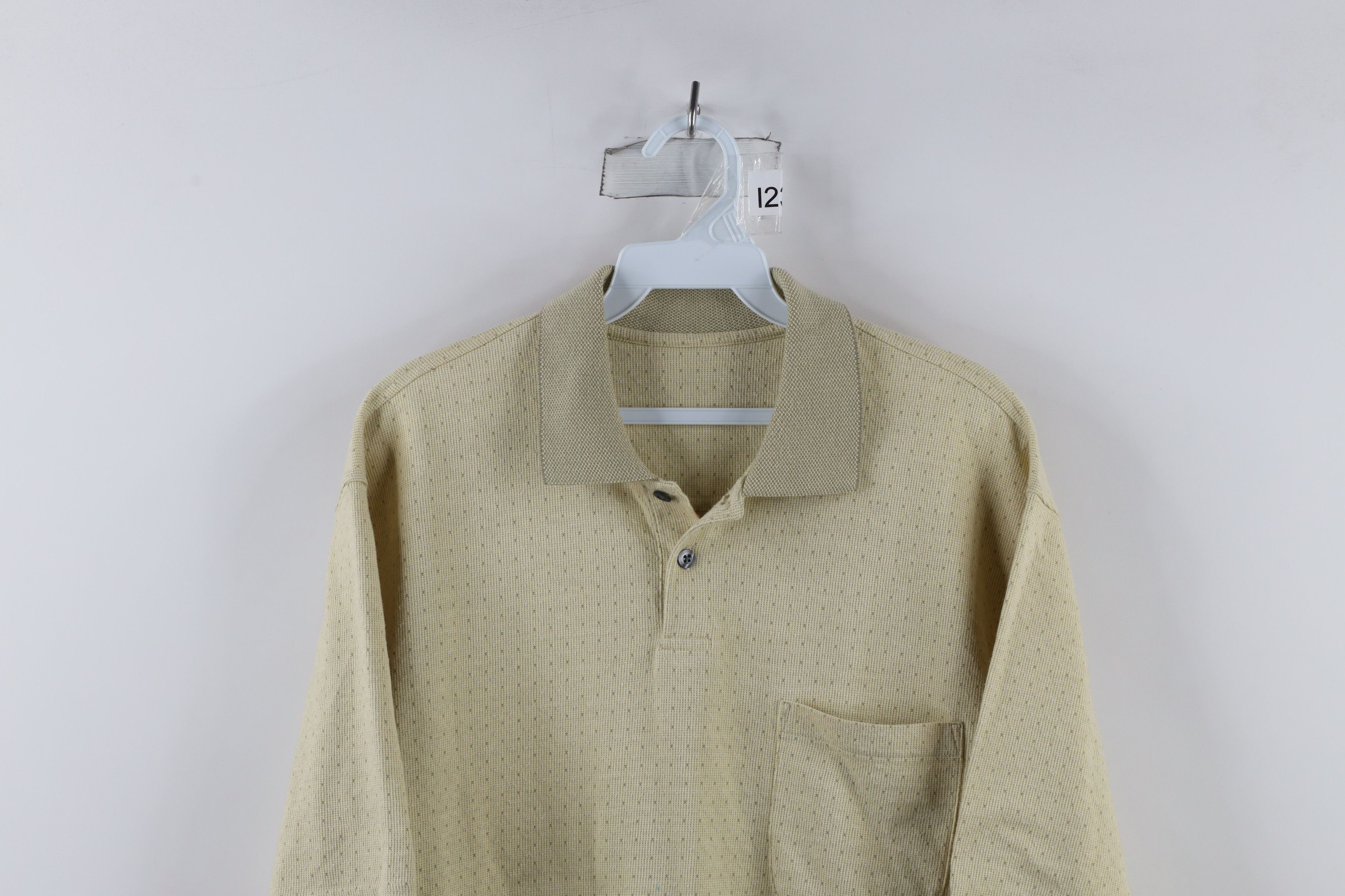 Vintage Vintage 90s Streetwear Geometric Collared Golf Polo Shirt Size US L / EU 52-54 / 3 - 2 Thumbnail