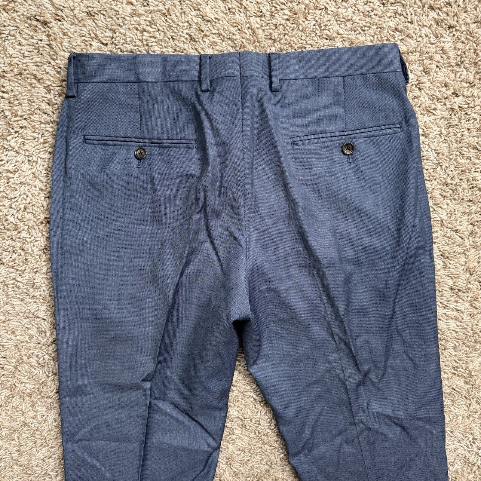 J.Crew J.Crew Ludlow Tollegno 1900 Wool Suit Blue Jacket 40R 30x30 Size 40R - 11 Thumbnail