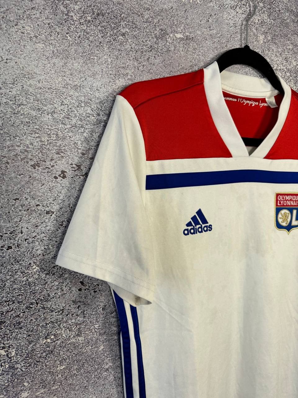 Adidas × Vintage Vintage Olympique Lyonnais 2018/19 Adidas Soccer Jersey Size US S / EU 44-46 / 1 - 6 Thumbnail