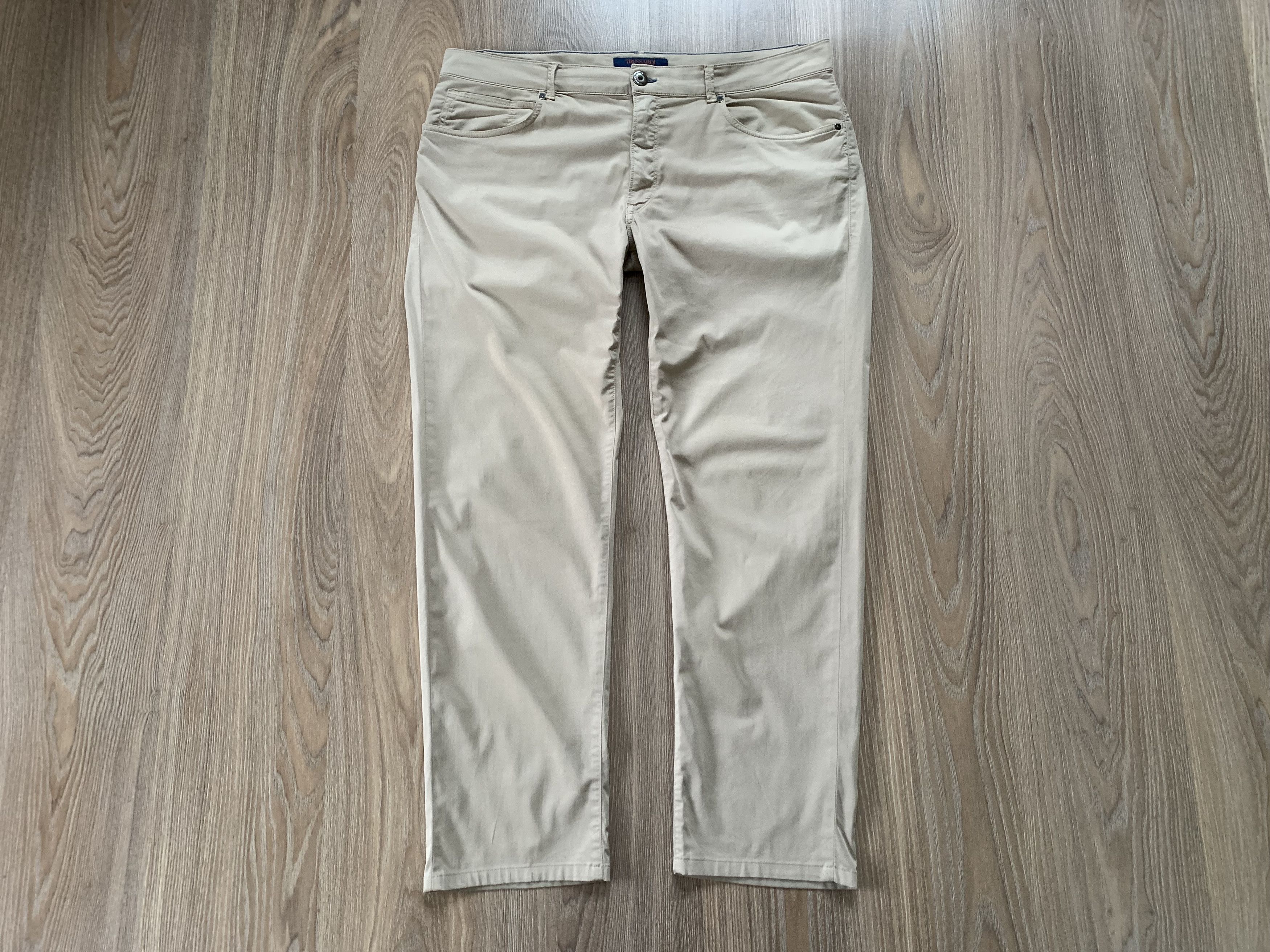 Trussardi × Vintage Trussardi Jeans Vintage Stretch Casual Pants Trousers Size US 38 / EU 54 - 2 Thumbnail