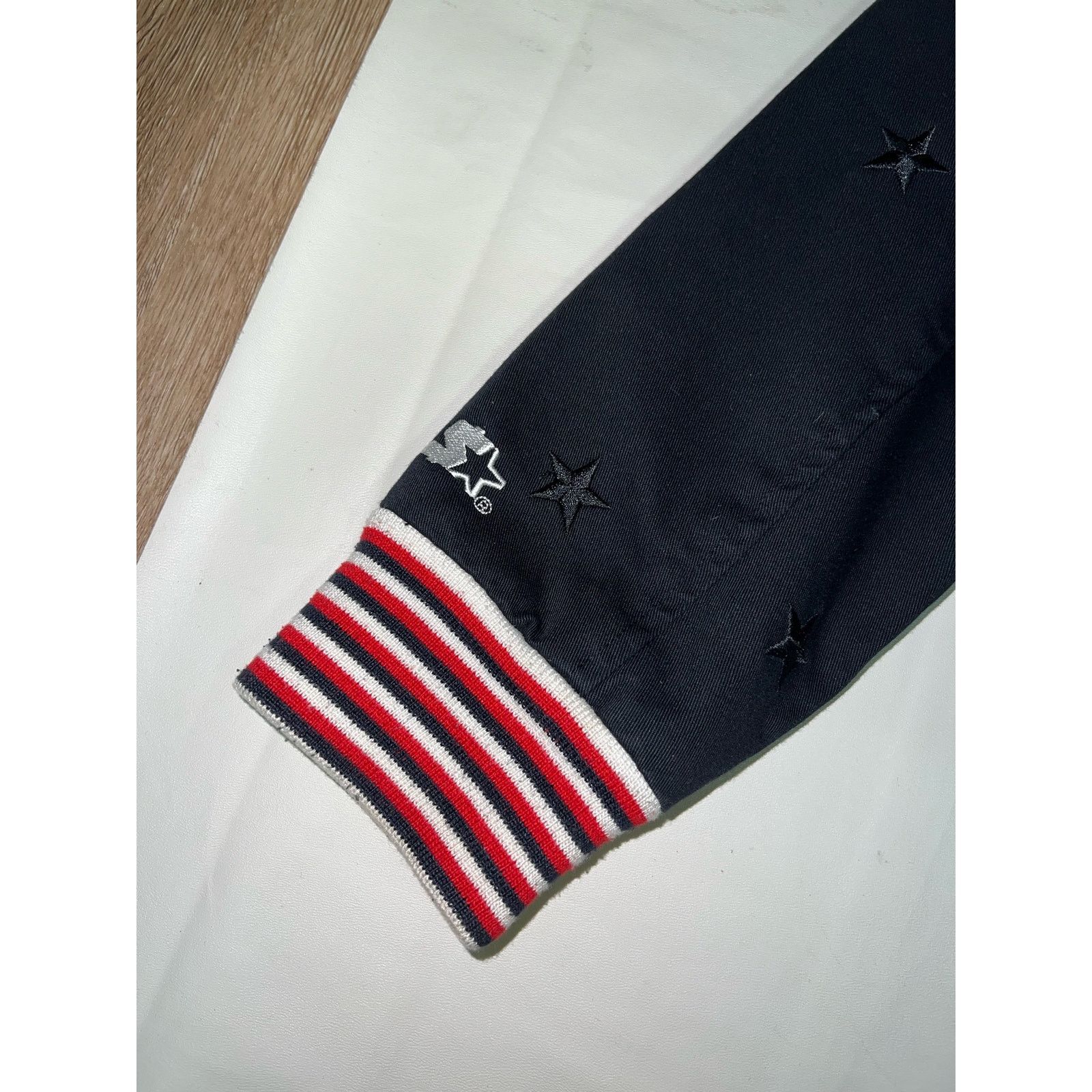 Supreme Supreme 2008 Starter Embroidered Star Arc Varsity Jacket Size US L / EU 52-54 / 3 - 4 Thumbnail