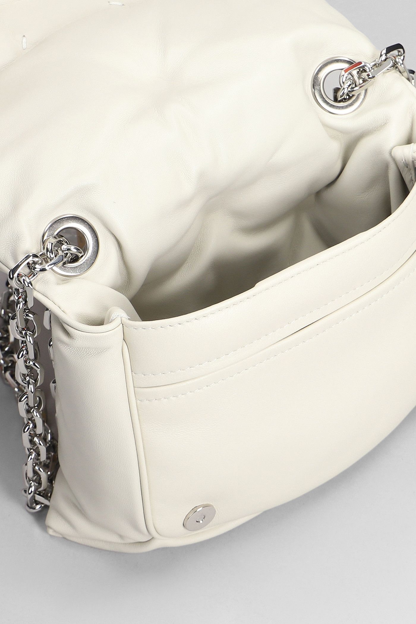 Maison Margiela o1s22i1n1124 Size: OS / Glam Slam Flap Bag in Neutro Size ONE SIZE - 3 Thumbnail