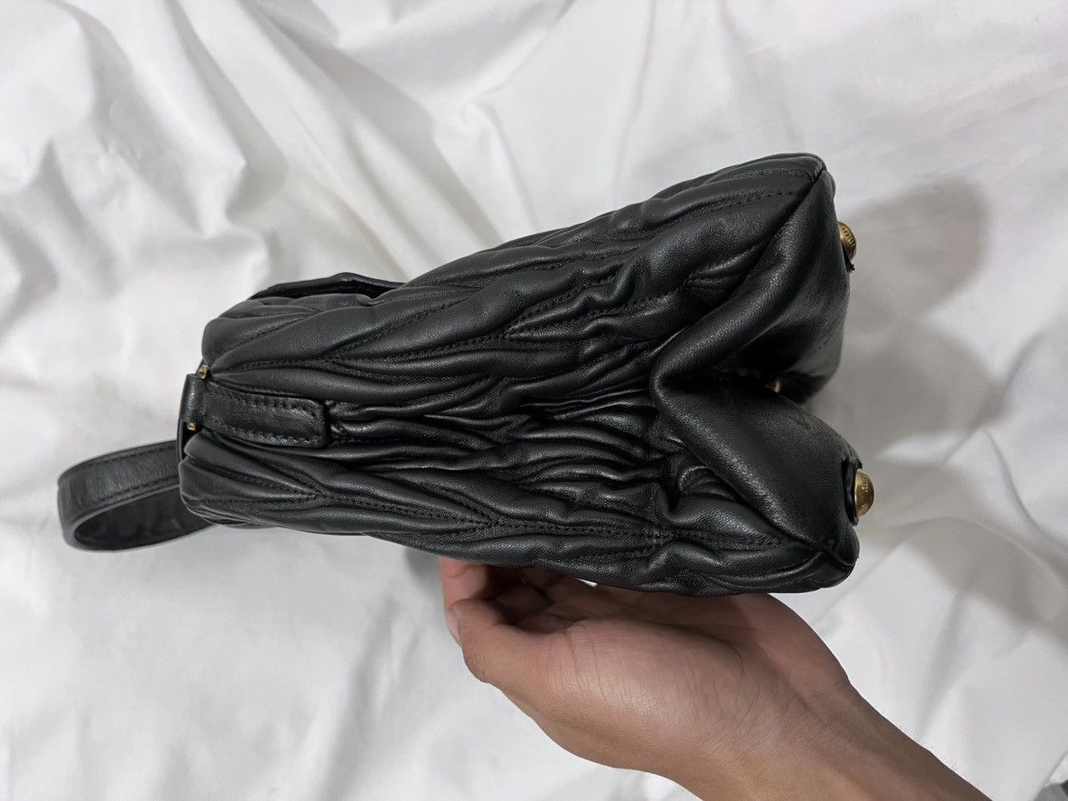 Miu Miu Miu Miu black matelassé Leather Push lockToo handle bag Size ONE SIZE - 7 Thumbnail