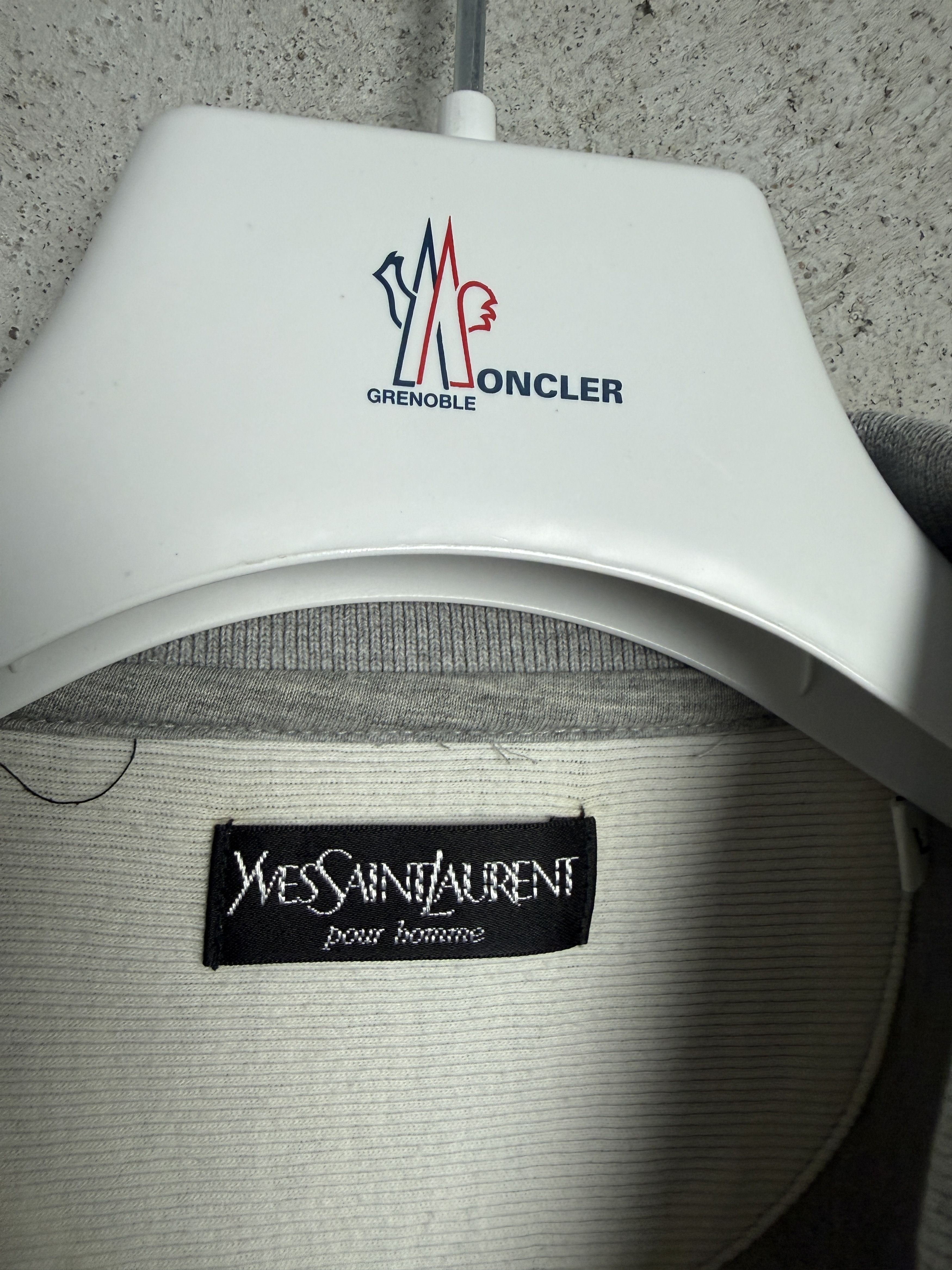 Yves Saint Laurent YSL Yves Saint Laurent small logo polo t-shirt tee Size US L / EU 52-54 / 3 - 3 Thumbnail