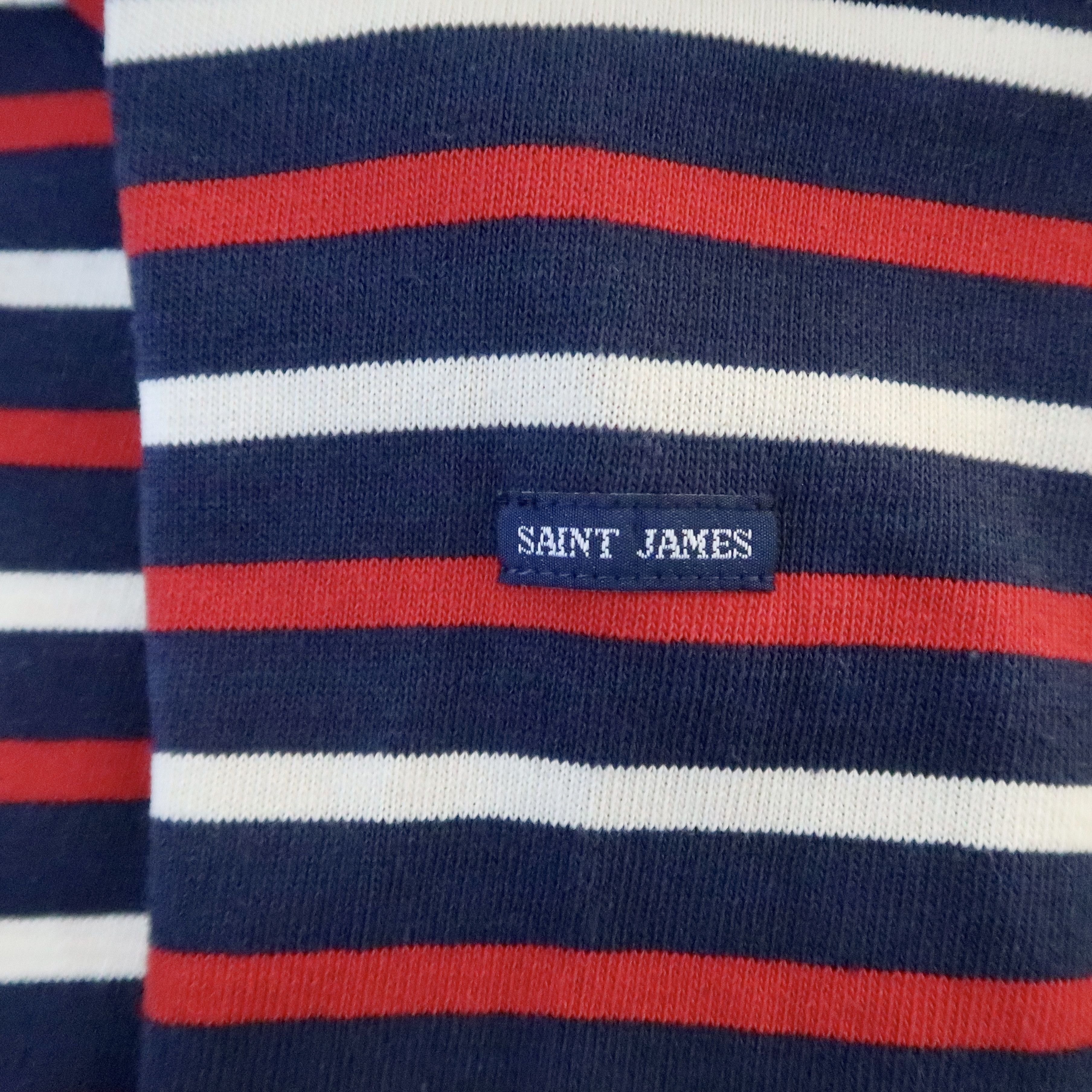 Saint James SAINT JAMES heavyweight cotton striped breton shirt, 3.5 Size US S / EU 44-46 / 1 - 9 Thumbnail
