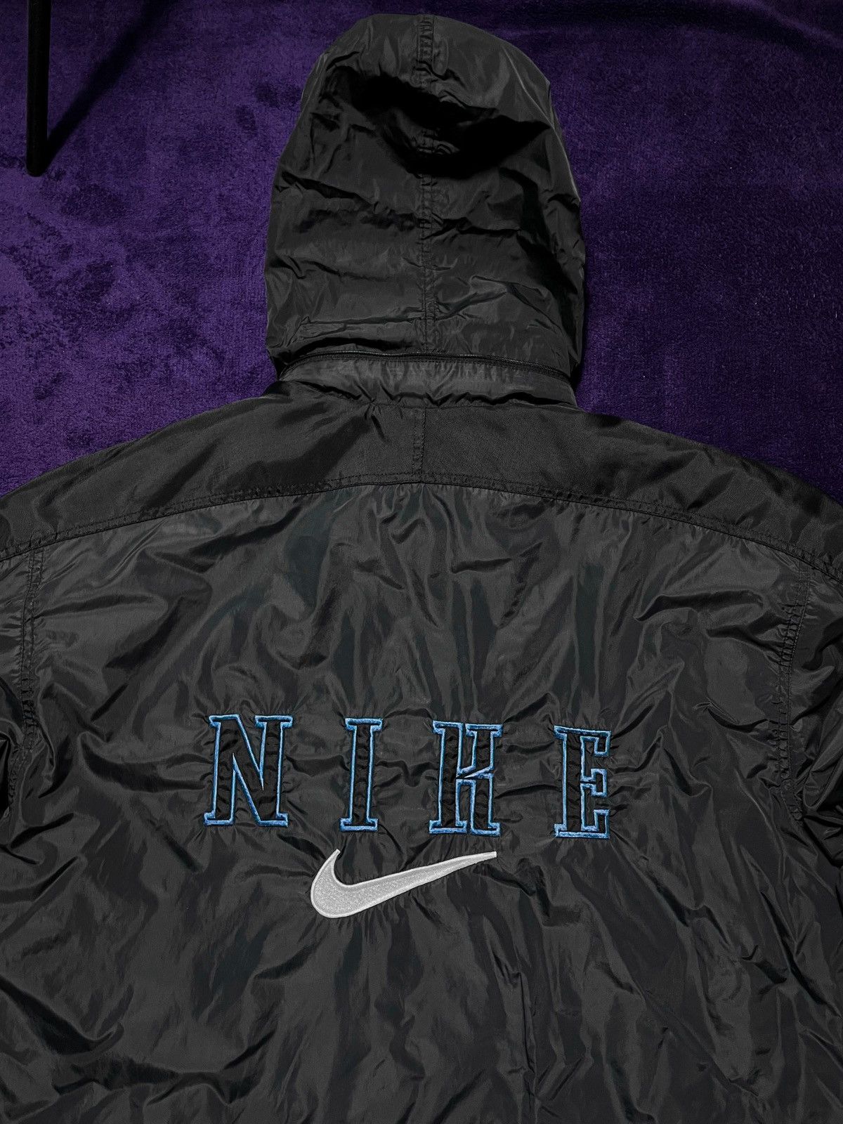 Nike × Nike ACG × Vintage Vintage 80s-90s Nike nylon retro jacket big logo Size US L / EU 52-54 / 3 - 2 Thumbnail