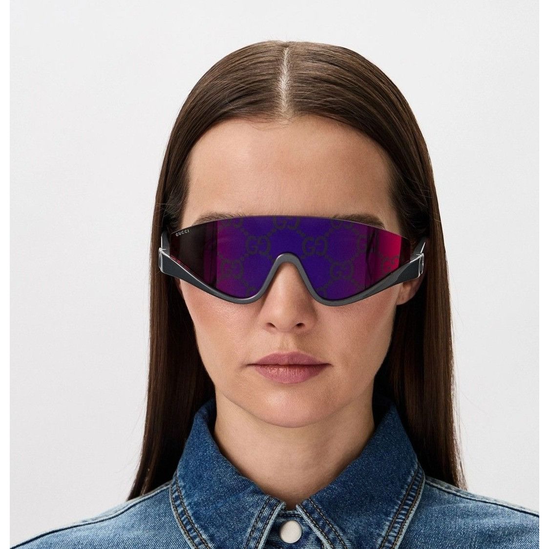 Gucci NEW GUCCI SUNGLASSES GG1650S 009 SHIELD MULTICOLOR UNISEX Size ONE SIZE - 2 Thumbnail