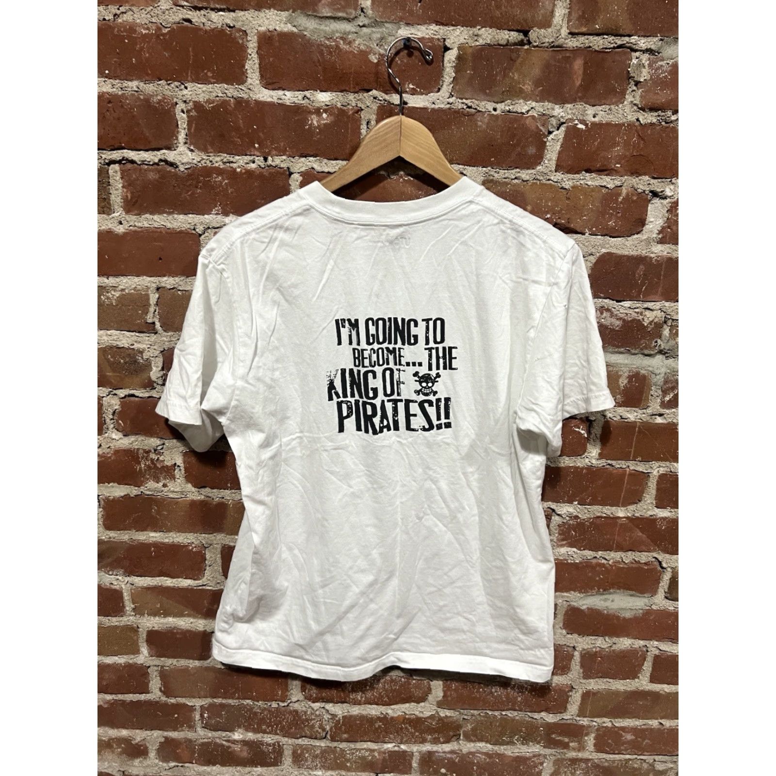 Uniqlo VINTAGE Uniqlo x One Piece Mens White Short Sleeve Graphic T-shirt L Size US L / EU 52-54 / 3 - 2 Thumbnail