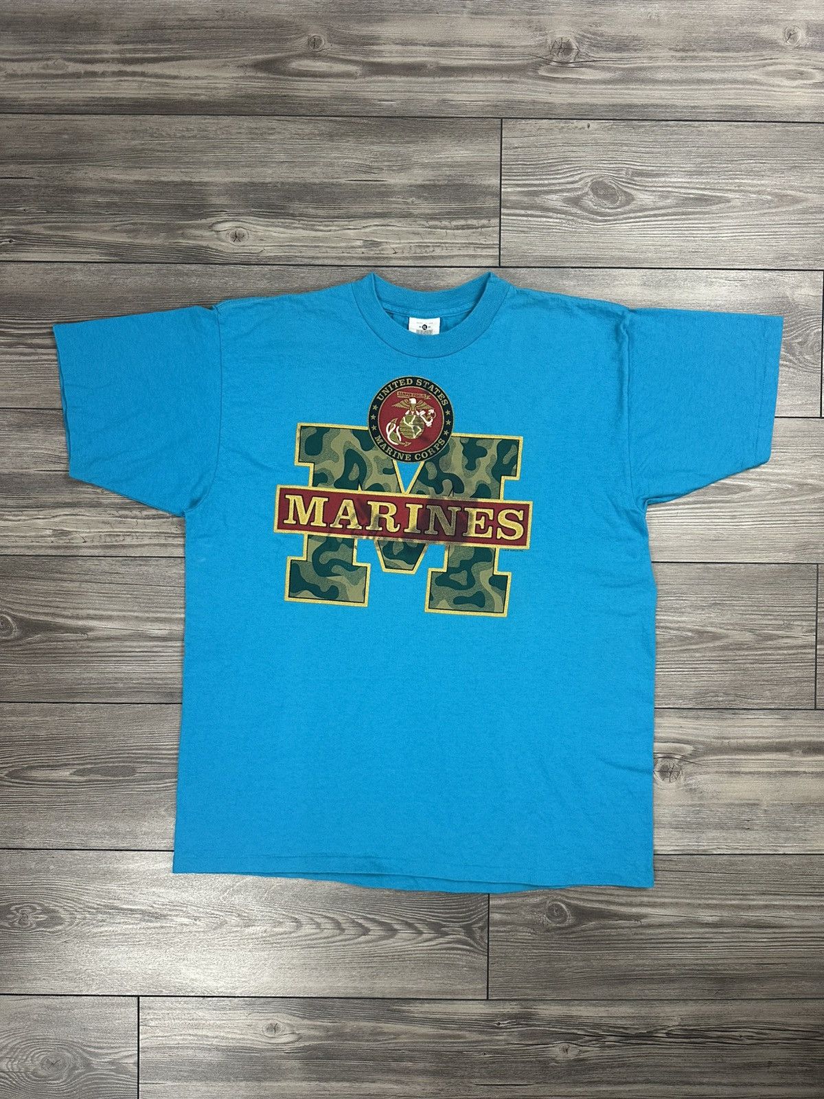 Lee Vintage 90’s USMC Marines T Shirt Size US XL / EU 56 / 4 - 1 Thumbnail