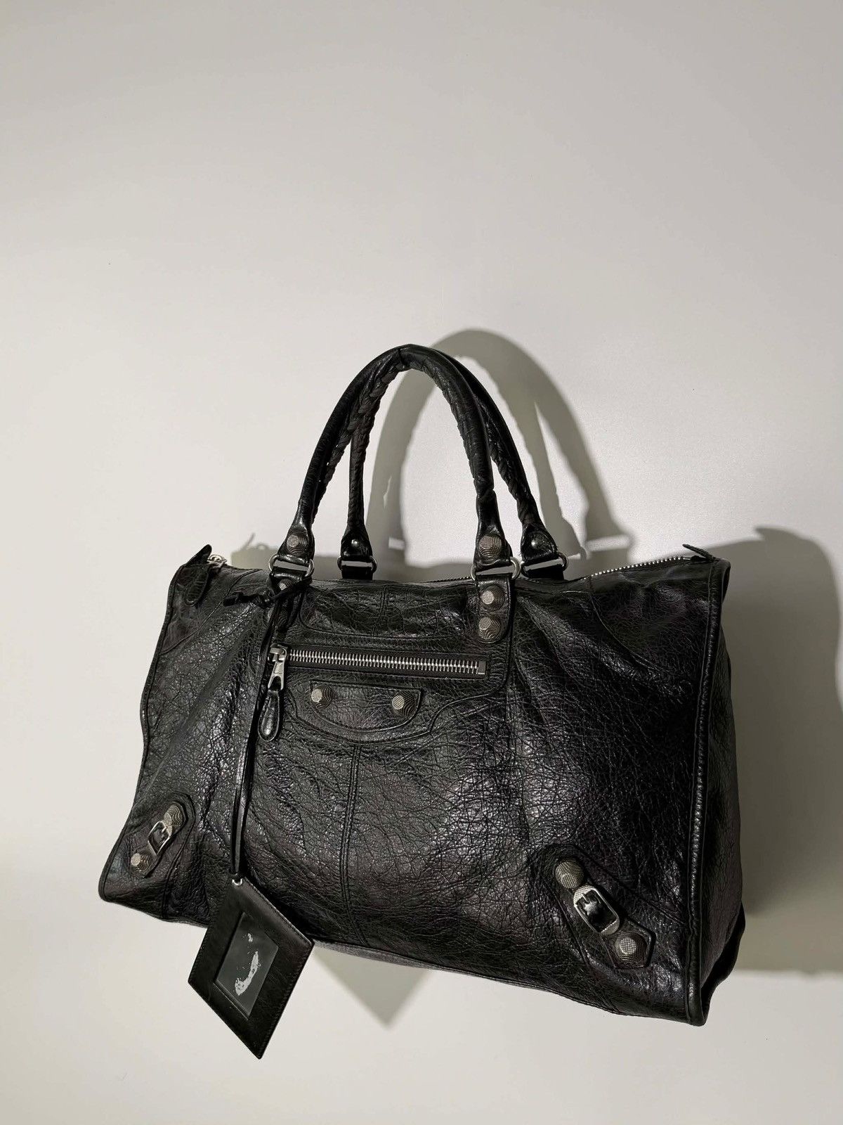 Balenciaga 2000’s Balenciaga Black 12 Giant Work Bag Size ONE SIZE - 3 Thumbnail
