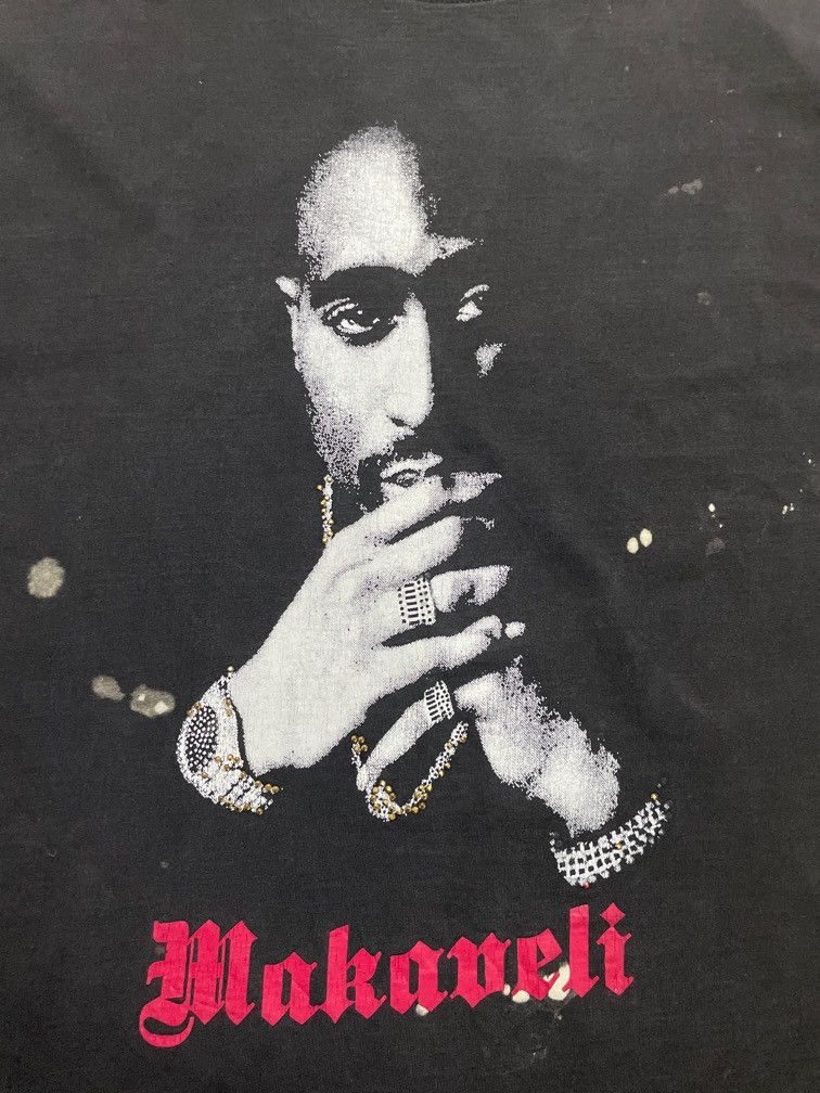 Makaveli × Rap Tees × Vintage Vintage Acid wash Makaveli Tupac Shakur Size US XXL / EU 58 / 5 - 6 Thumbnail