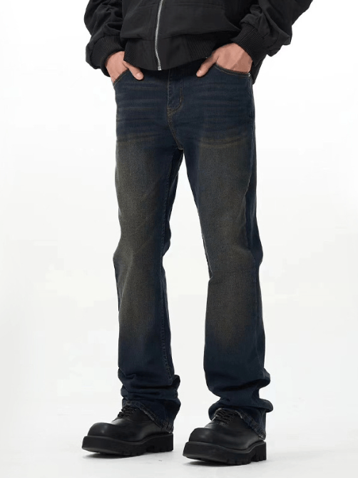 Japanese Brand × Jean American retro street loose straight distressed jeans Size US 32 / EU 48 - 1 Thumbnail