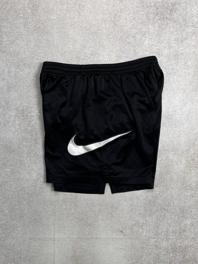 Nike Vintage 90's Nike Big Swoosh Shorts Y2K XL Size US 36 / EU 52 - 3 Thumbnail