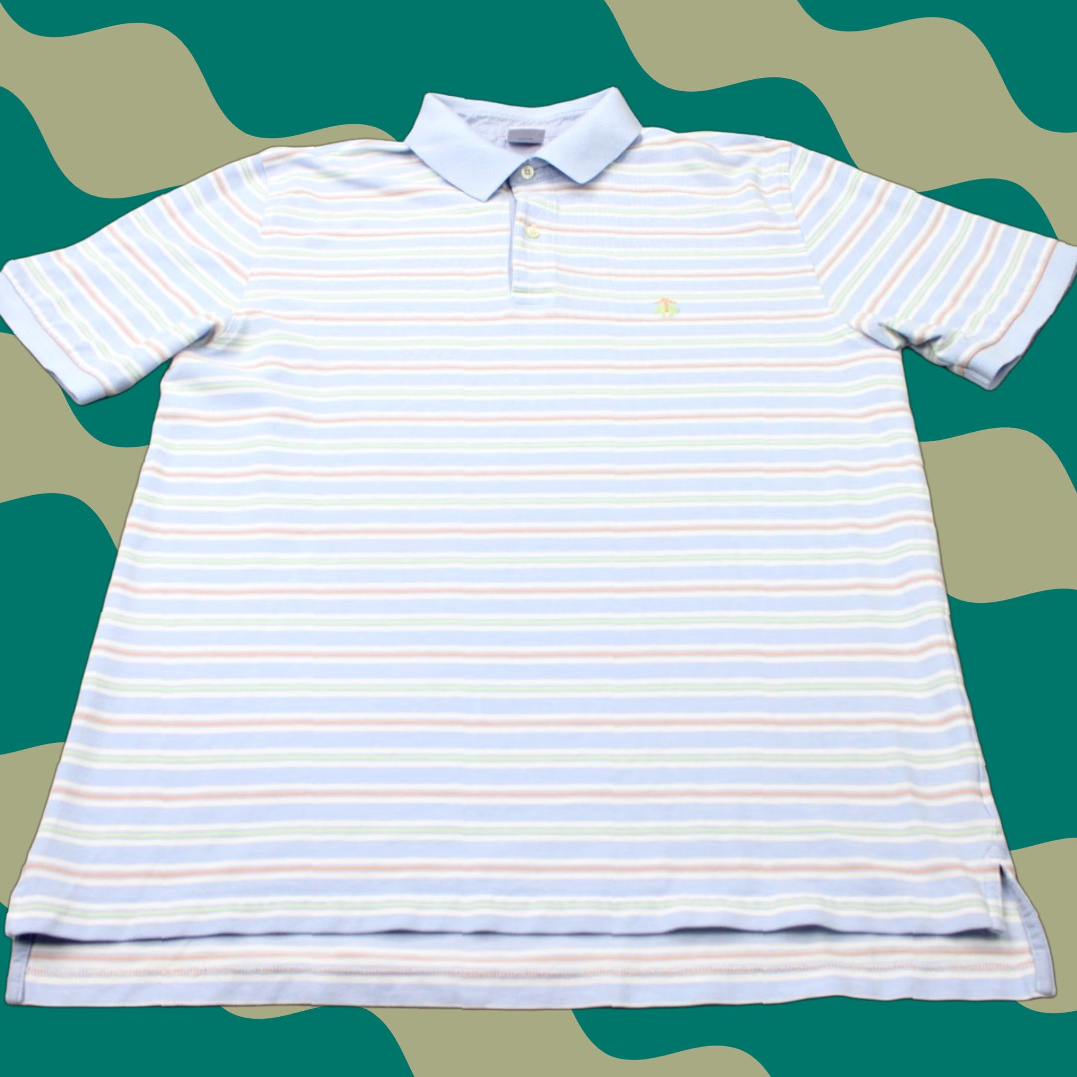 Brooks Brothers Brooks Brothers Polo Shirt Mens XL Blue 100% Cotton Short Sleeve Regular Fit Polo Shirt Size US XL / EU 56 / 4 - 1 Thumbnail