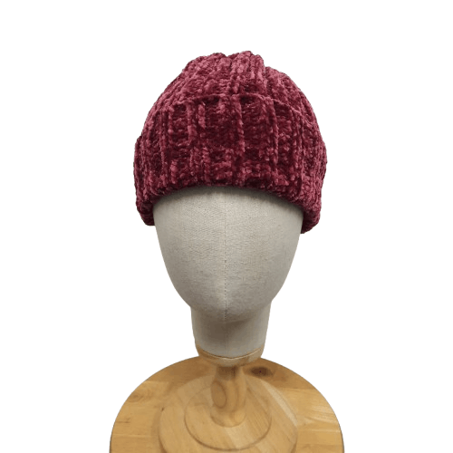 Japanese Brand 💥 Bershka velvet beanie hat Size ONE SIZE - 1 Thumbnail