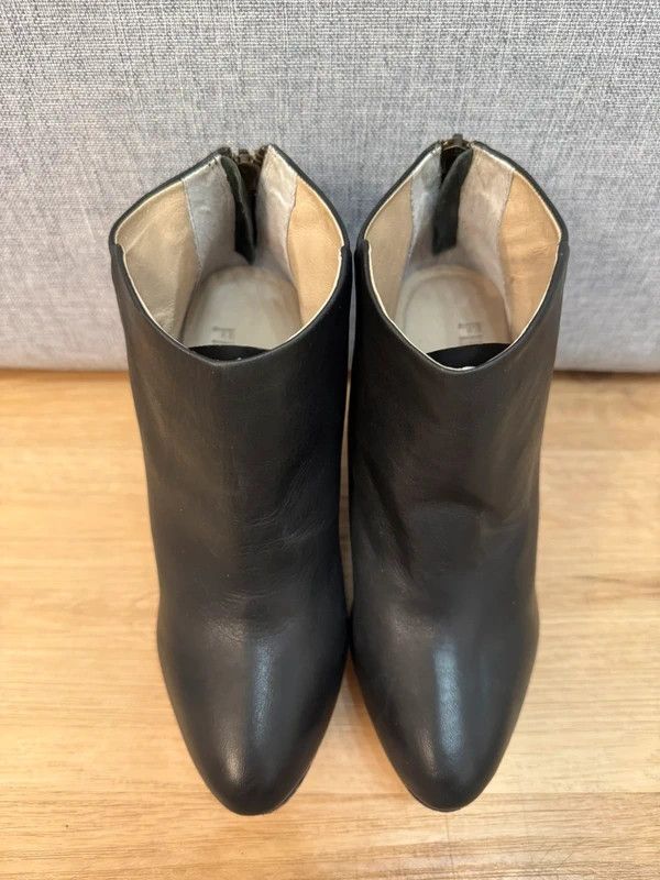 Other Finsk Ankle Wedge Boots Black Platform size 37 Size US 7 / IT 37 - 4 Thumbnail