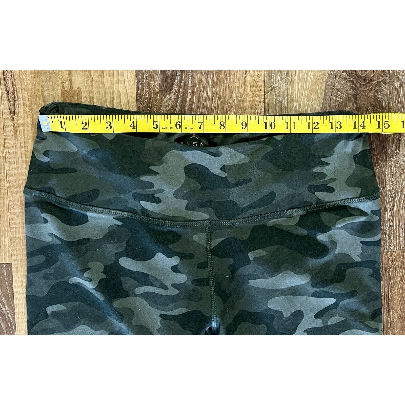 Other Danskin Ladies' High Rise Olive Green Camo Size L Legging Size 30" / US 8 / IT 44 - 4 Thumbnail