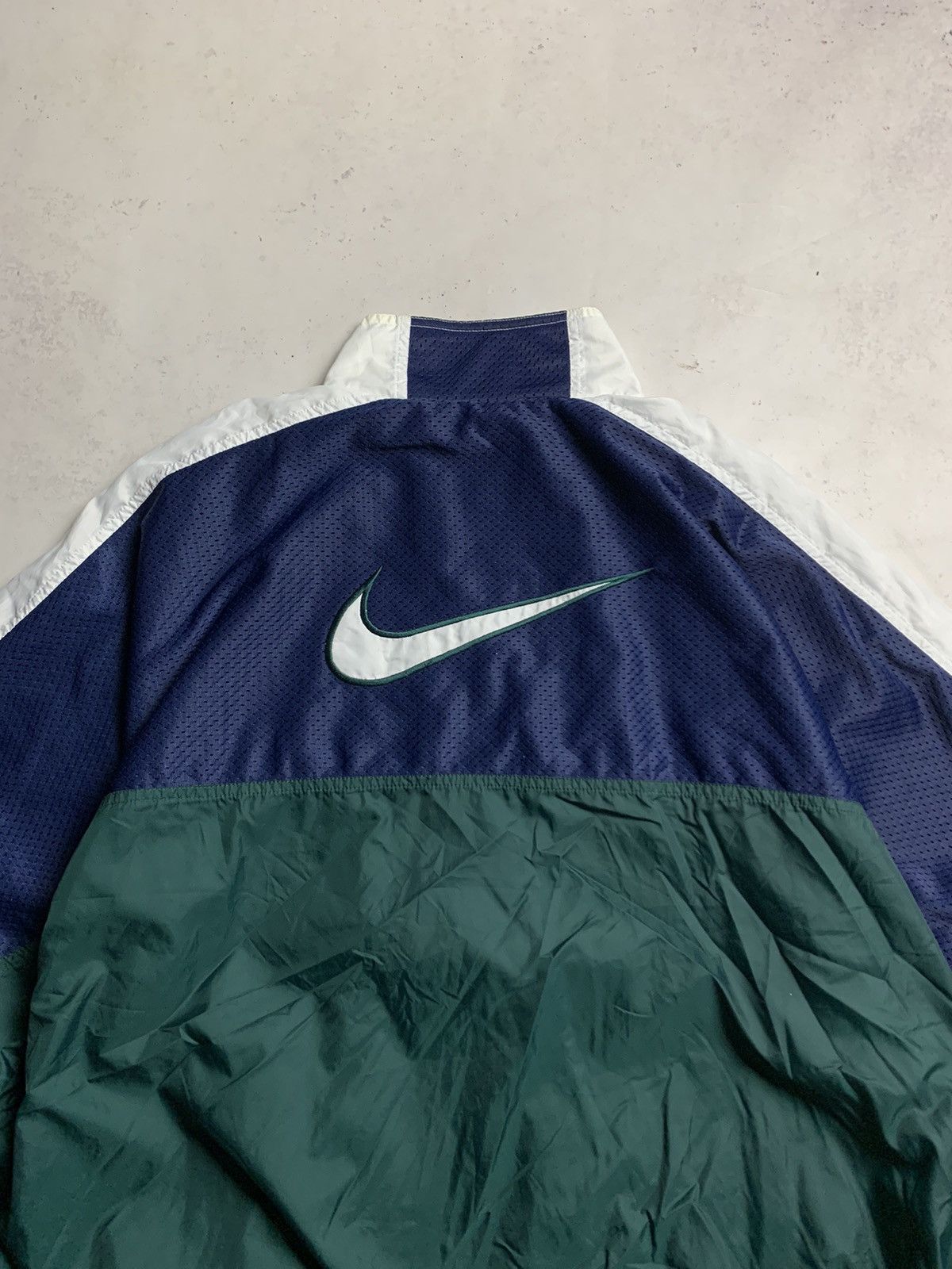 Nike Vintage Nike Swoosh Nylon Olympic Jacket Y2K XL Size US XL / EU 56 / 4 - 5 Thumbnail