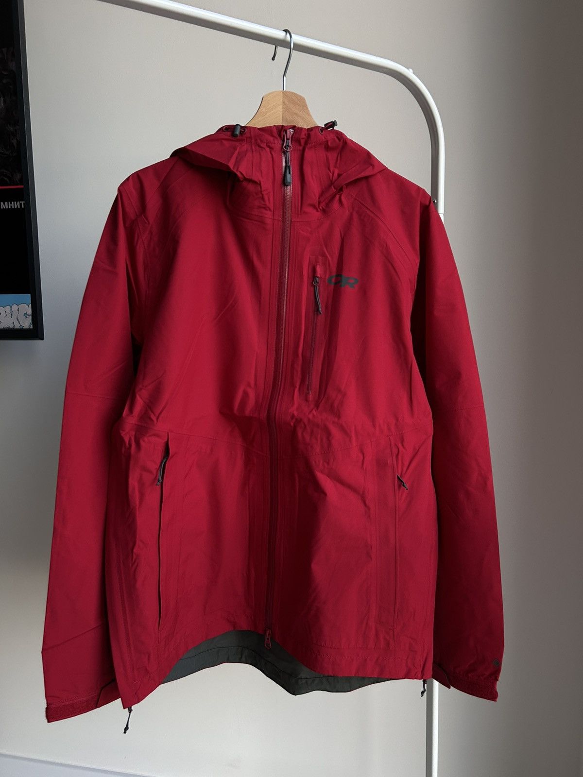 Goretex × Outdoor Research Outdoor Research Foray Gore-Tex Red Jacket Gorpcore Hiking Size US M / EU 48-50 / 2 - 2 Thumbnail