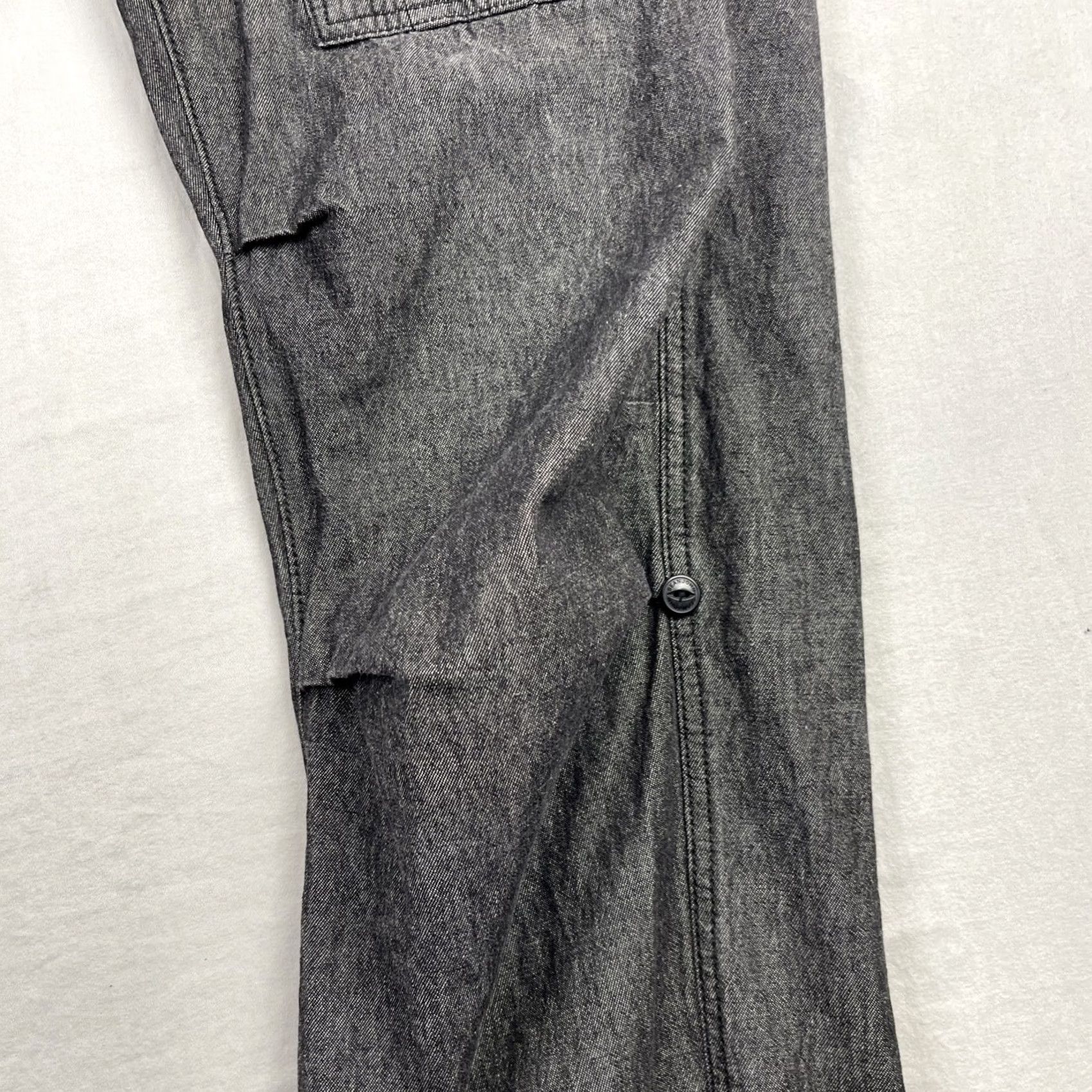 Sean John Sean John Cargo Pants Mens 40x33 Black Chambray Paratrooper Combat Drawcord Y2K Size US 40 / EU 56 - 5 Thumbnail