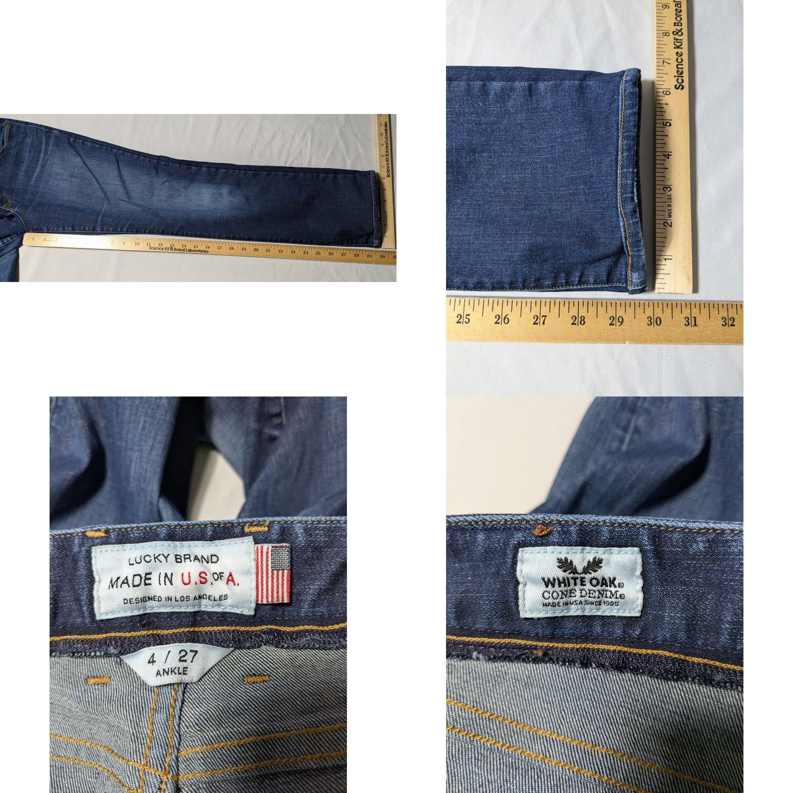 Lucky Brand Lucky Brand X White Oak Cone Denim Women 4 Sweet Jean Straight Denim Blue Jeans USA Women 4 Straight Denim Blue Jeans Mens Womens Girls Boy Size 27" / US 4 / IT 40 - 8 Thumbnail