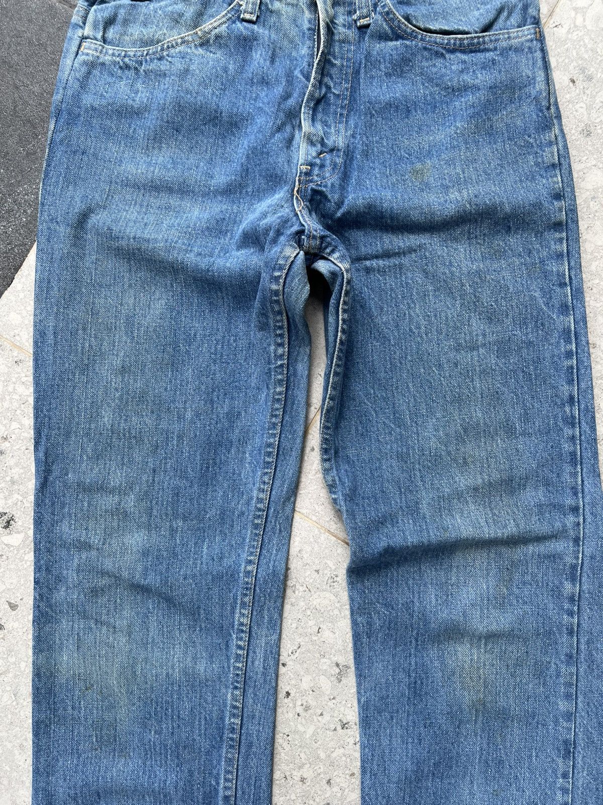 Levi's × Vintage 70s Levis 519 Orange tab Button no 8 denim Size US 32 / EU 48 - 5 Thumbnail