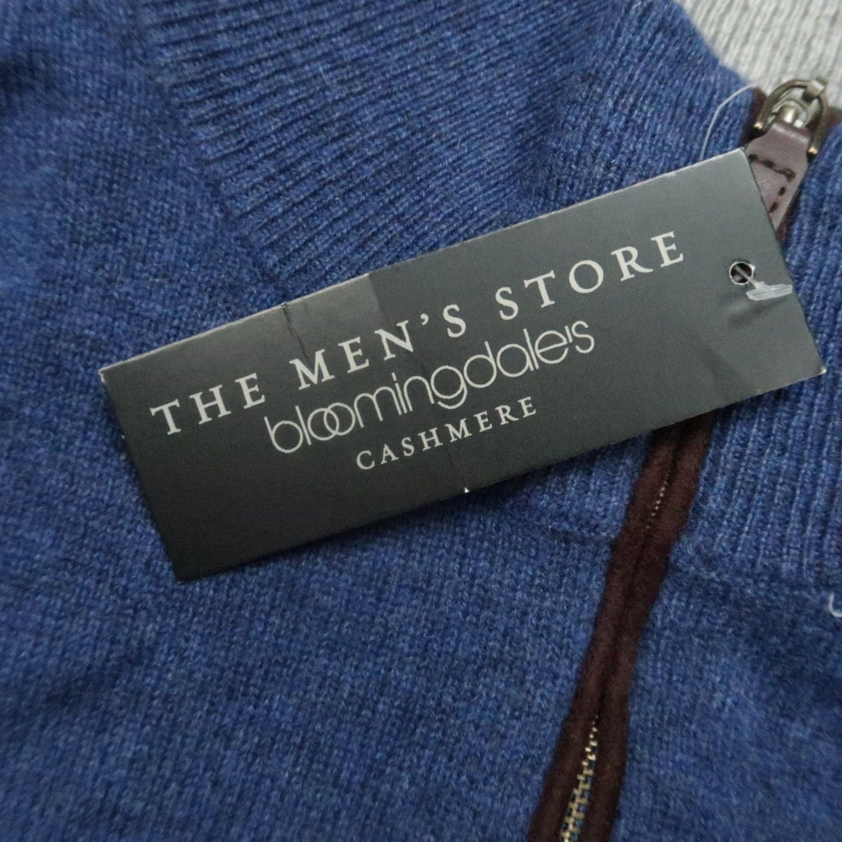 Bloomingdale's Bloomingdale's Bloomingdales Sweater Mens Small Blue Cashmere Mens Store Quarter Zip NWT Size S 1/4 Zip Size US S / EU 44-46 / 1 - 4 Thumbnail