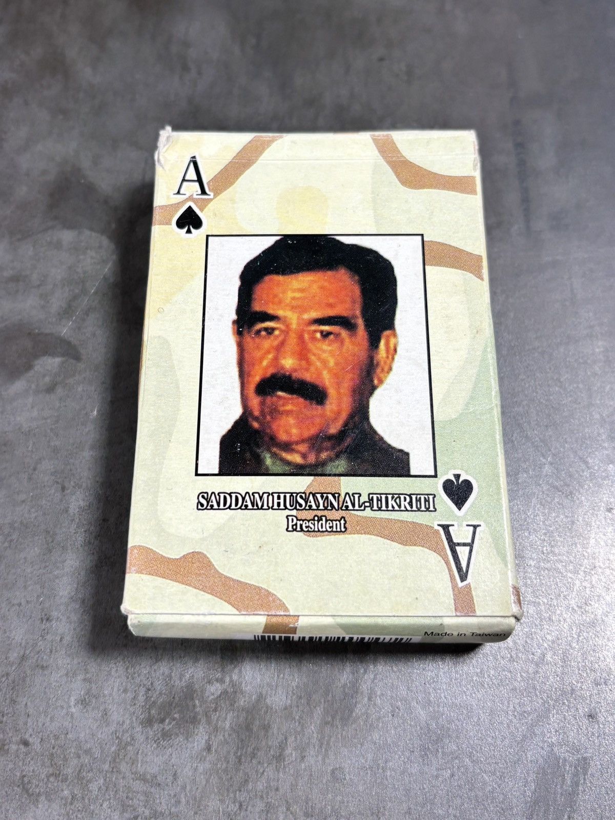 Vintage Desert Storm Most Wanted Playing Cards Vintage Iraq Saddam Size ONE SIZE - 10 Thumbnail