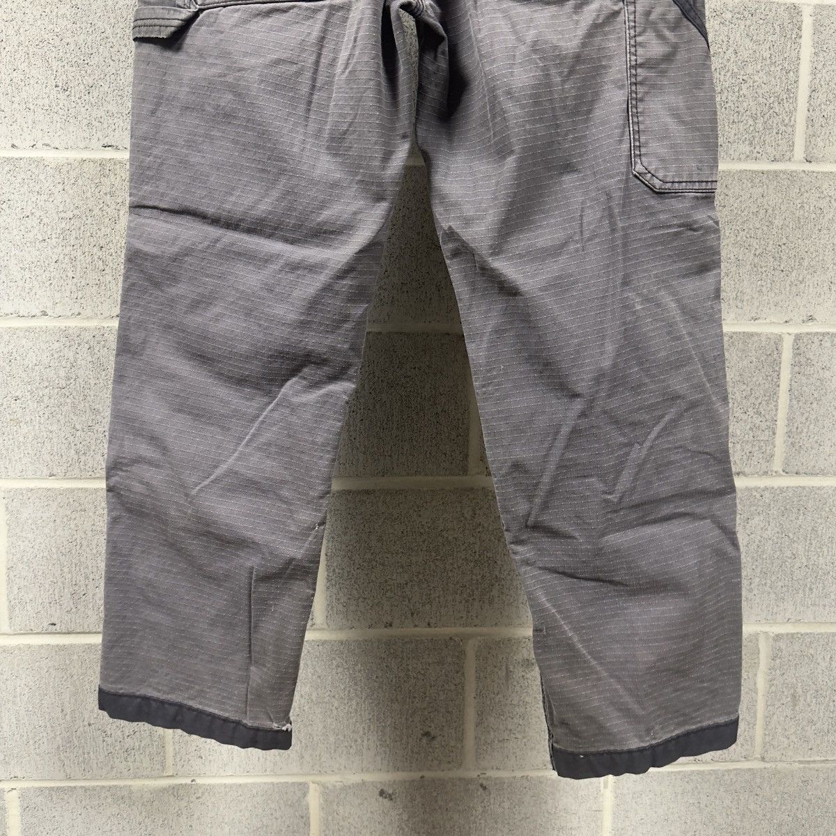 Vintage Thrashed Faded Distressed Dirty Stained Ripstop Work Pants Size US 34 / EU 50 - 7 Thumbnail